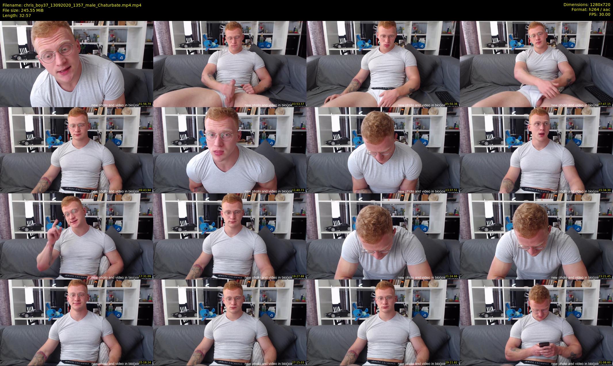 chris_boy37 — 33 minute Chaturbate male cam show recording, 720p, Sep 13, 2020