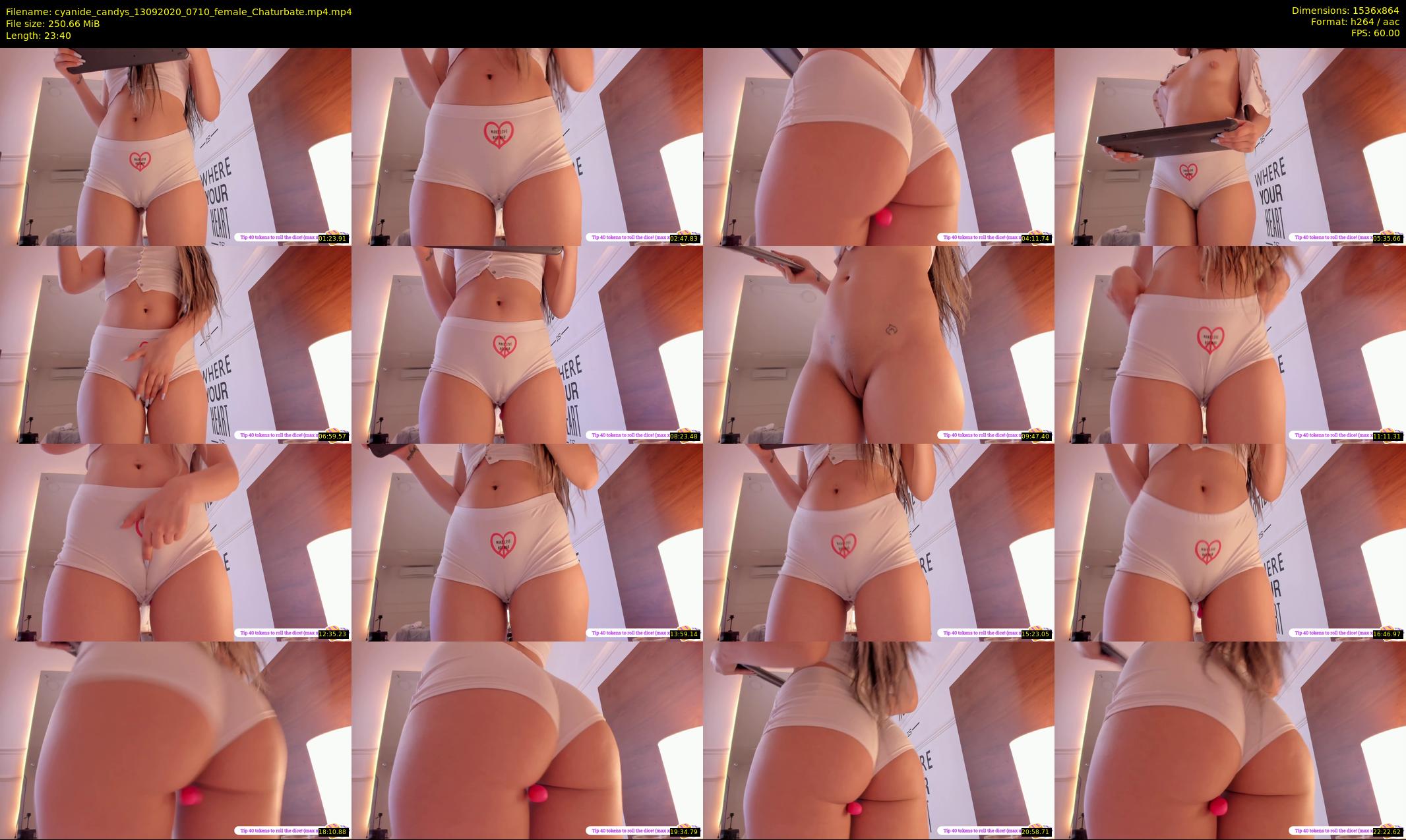 cyanide_candys — 24 minute Chaturbate female cam show recording, 720p, Sep 13, 2020