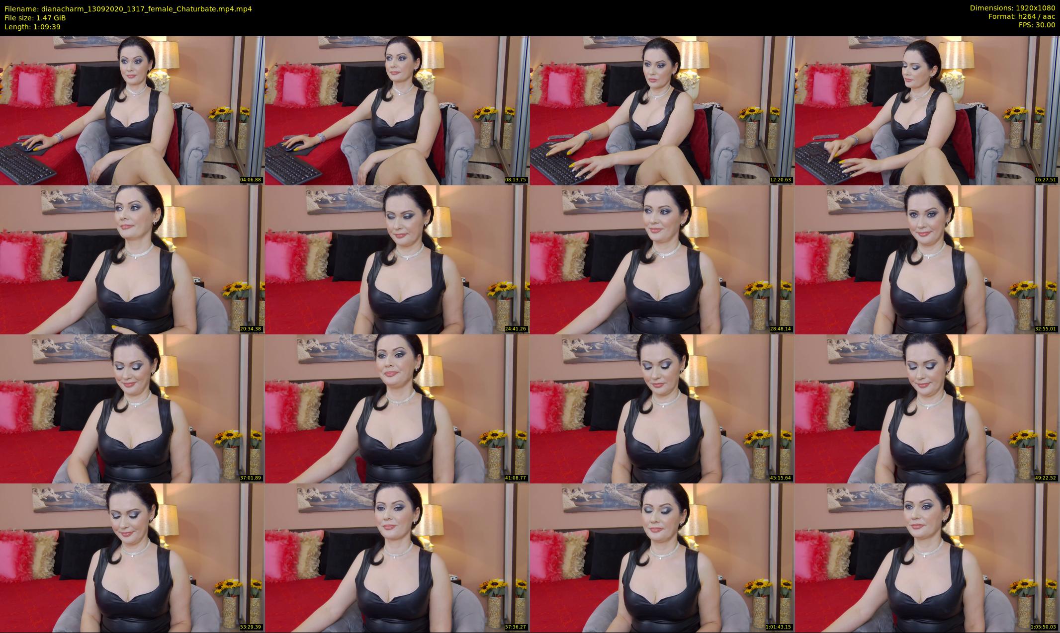 dianacharm — 70 minute Chaturbate female cam show recording, 1080p, Sep 13, 2020