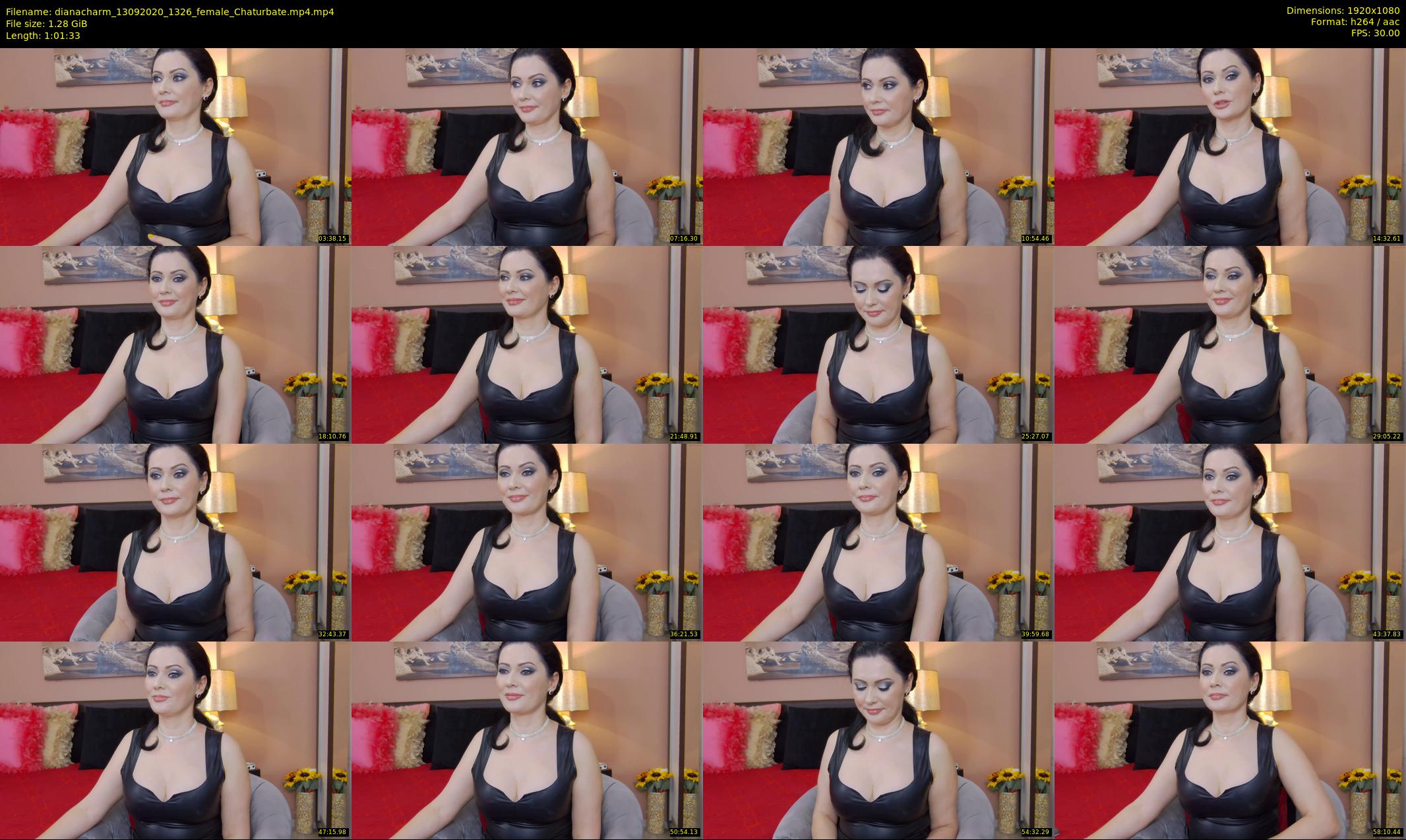 dianacharm — 62 minute Chaturbate female cam show recording, 1080p, Sep 13, 2020