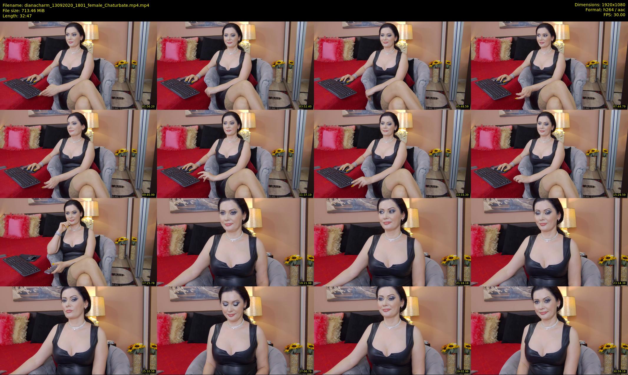 dianacharm — 33 minute Chaturbate female cam show recording, 1080p, Sep 13, 2020
