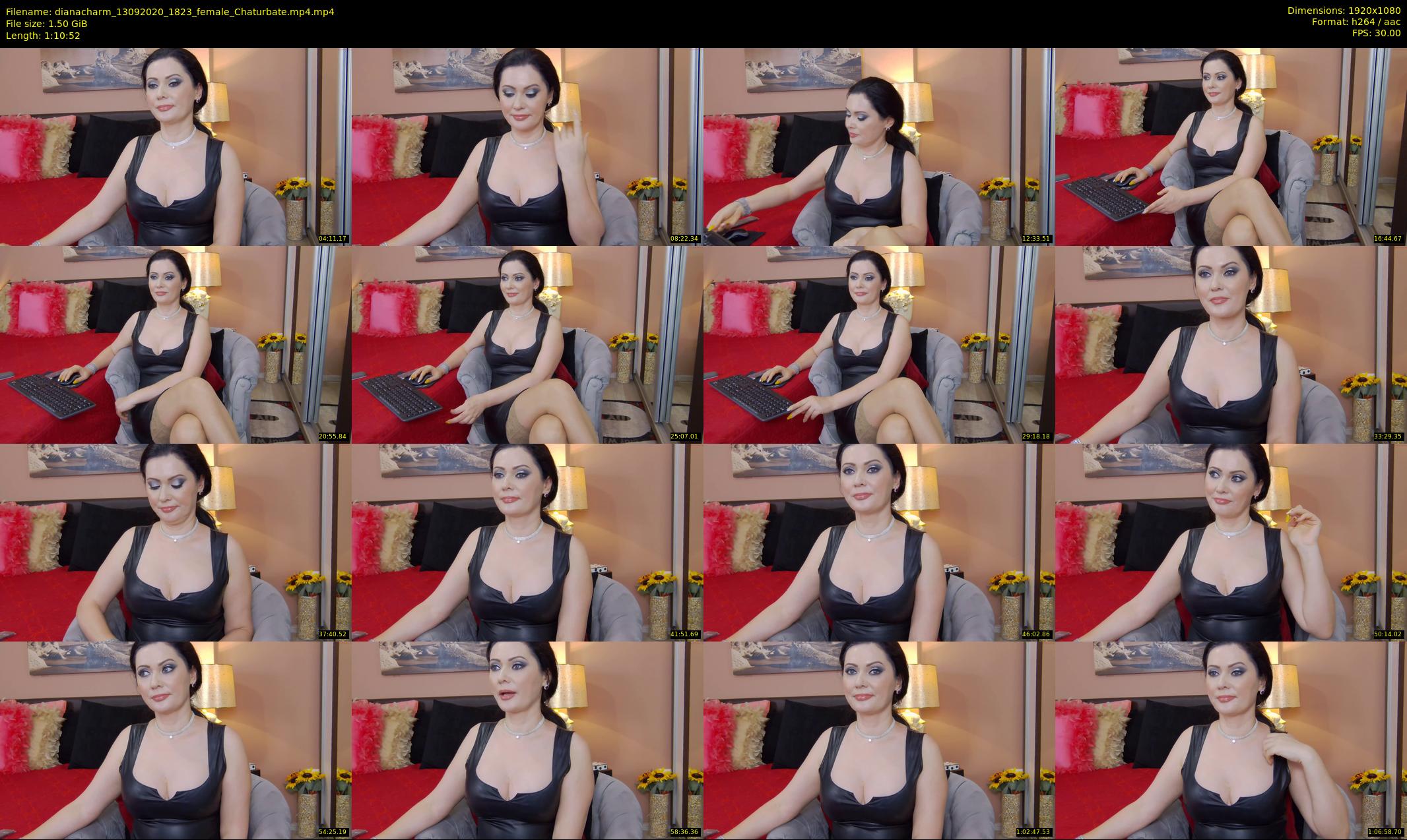 dianacharm — 71 minute Chaturbate female cam show recording, 1080p, Sep 13, 2020