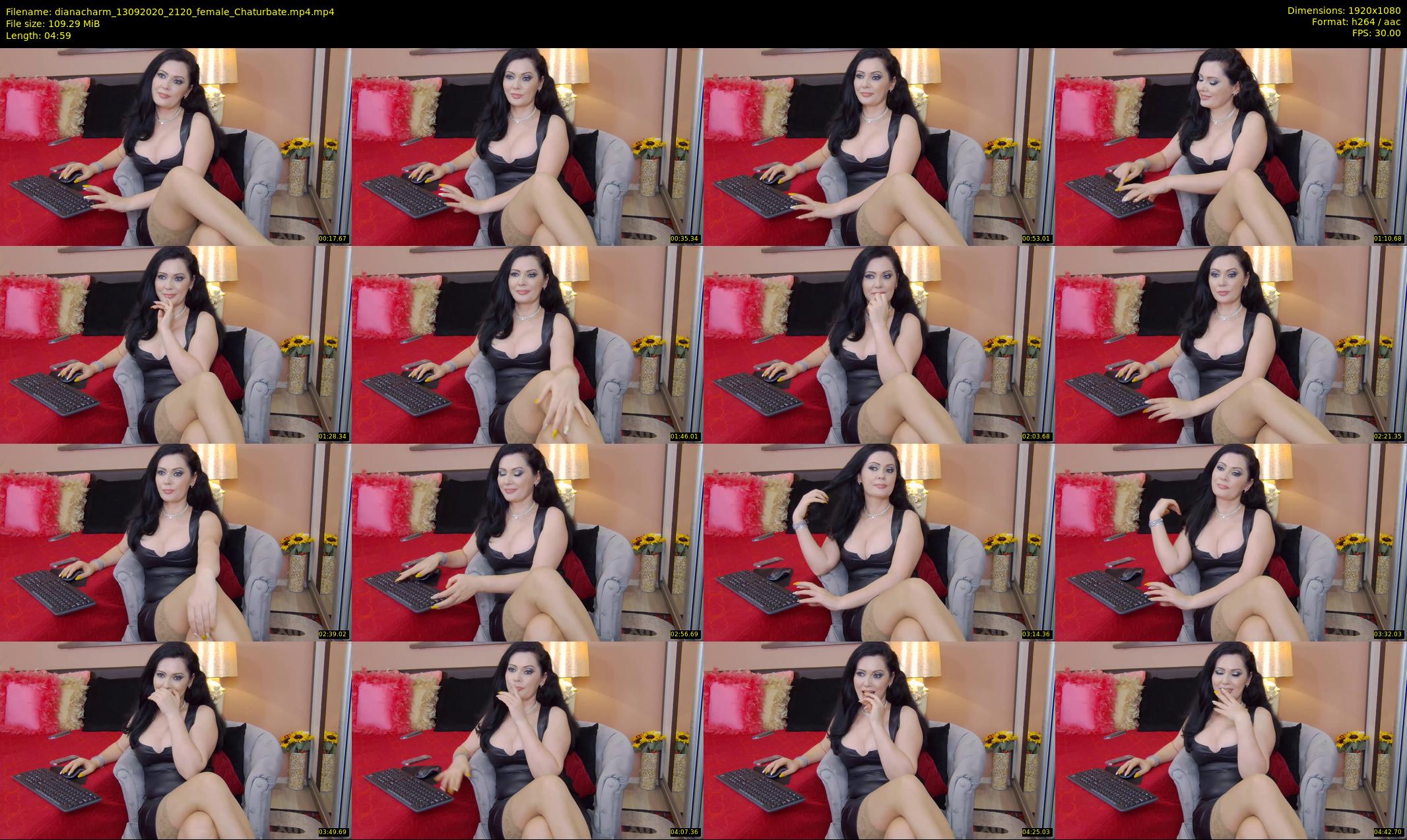 dianacharm — 5 minute Chaturbate female cam show recording, 1080p, Sep 13, 2020