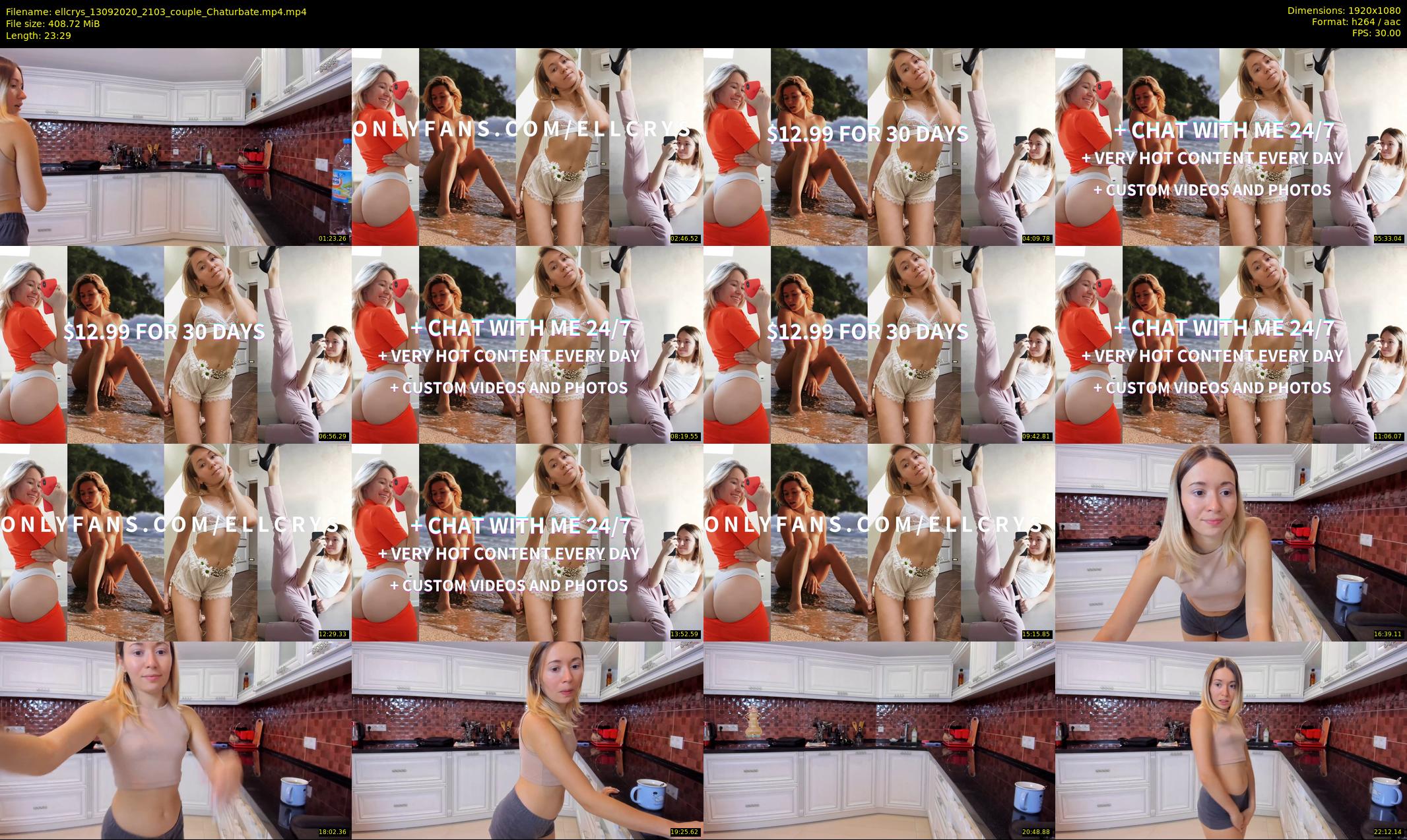 ellcrys — 24 minute Chaturbate couple cam show recording, 1080p, Sep 13, 2020
