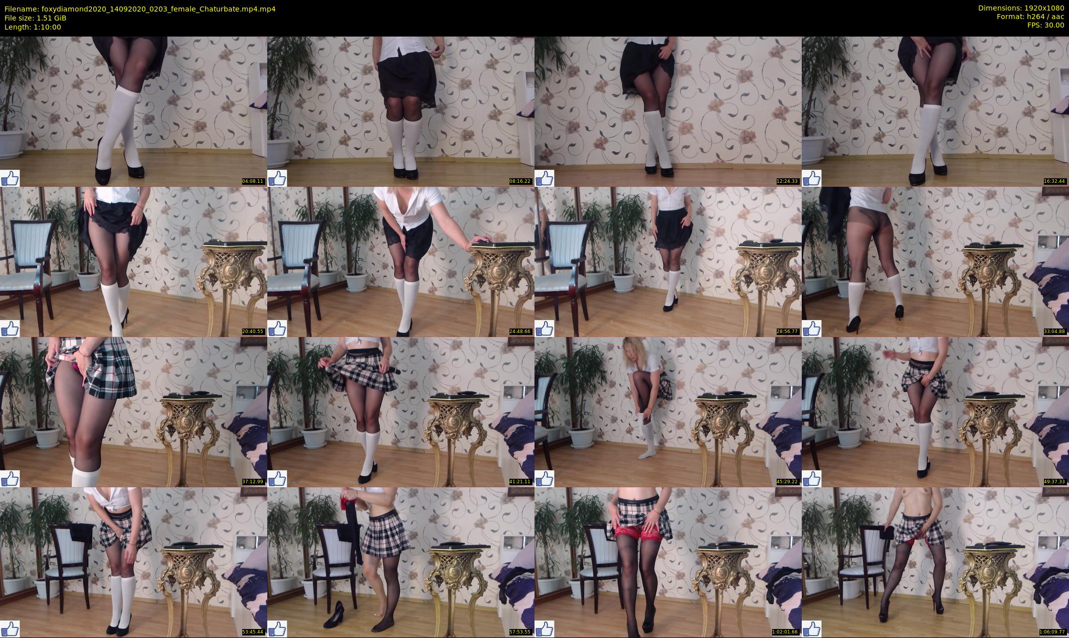 foxydiamond2020 — 70 minute Chaturbate female cam show recording, 1080p, Sep 14, 2020