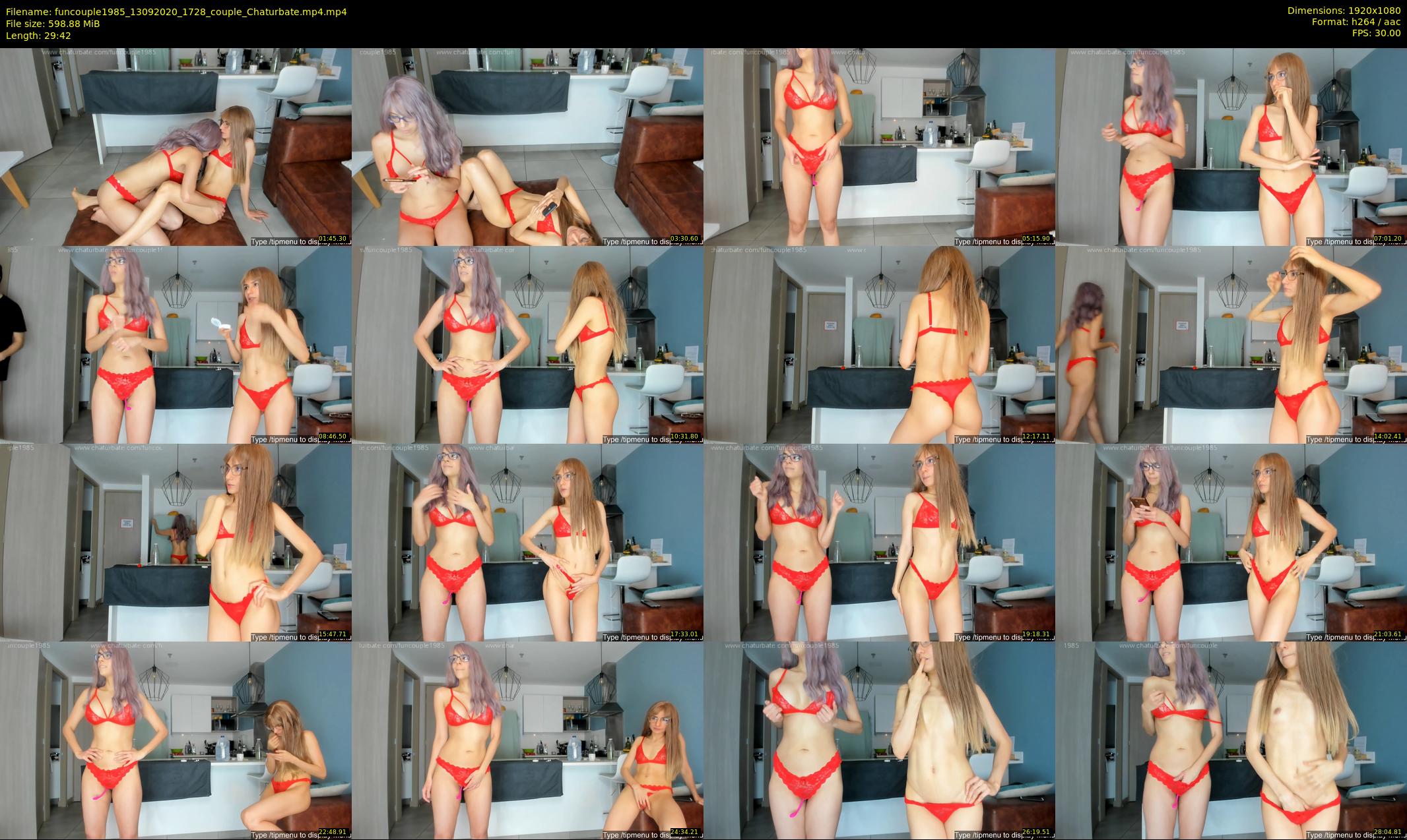 funcouple1985 — 30 minute Chaturbate couple cam show recording, 1080p, Sep 13, 2020