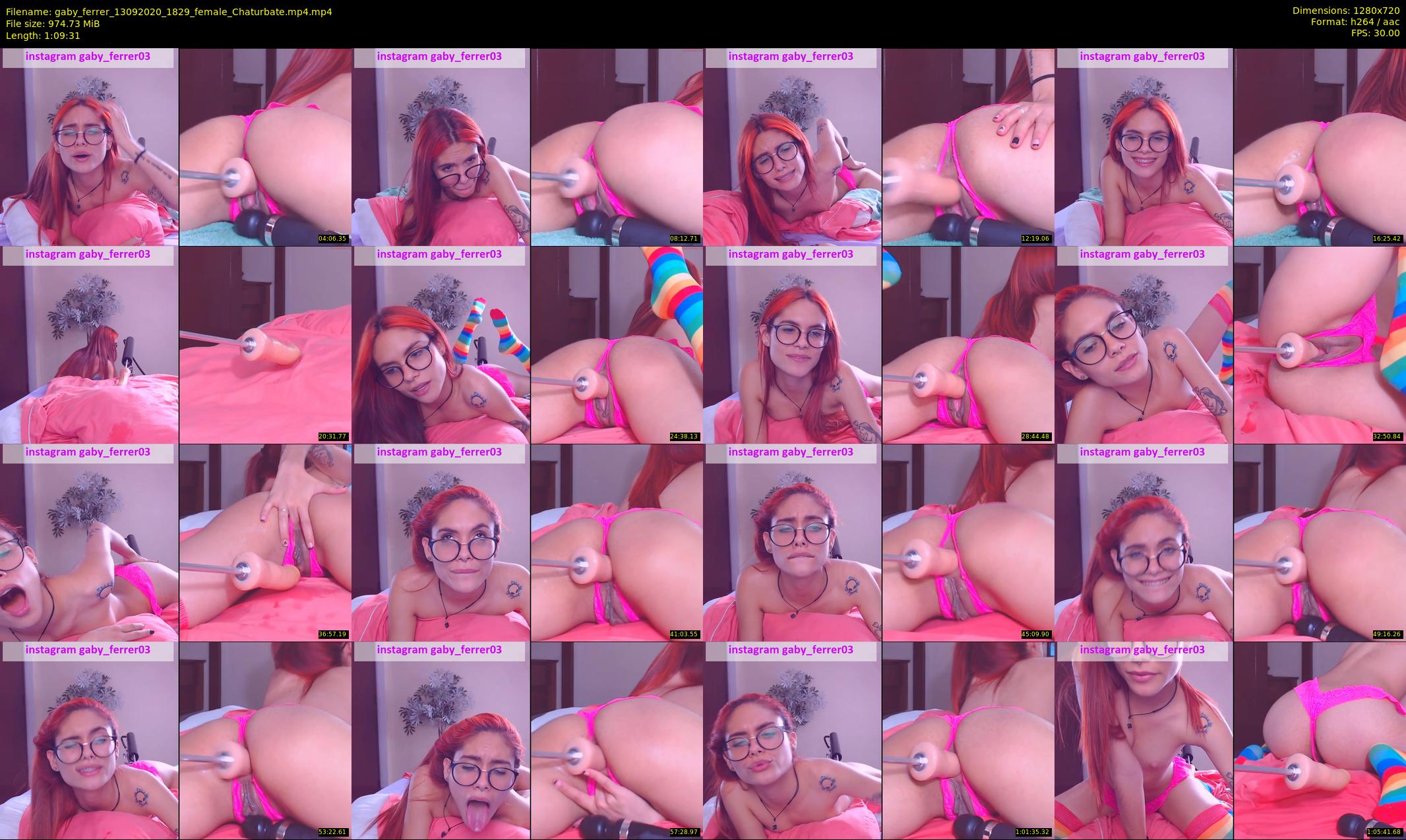 gaby_ferrer — 70 minute Chaturbate female cam show recording, 720p, Sep 13, 2020