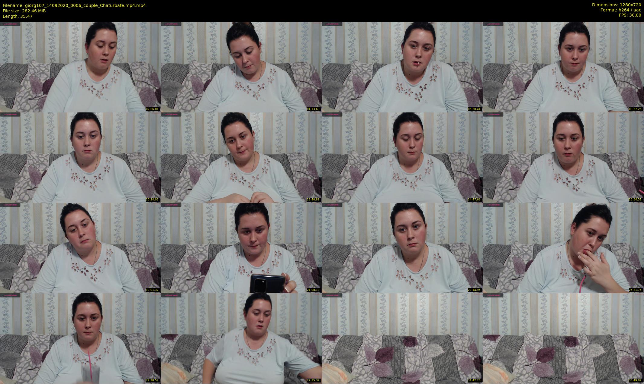 giorg107 — 36 minute Chaturbate couple cam show recording, 720p, Sep 14, 2020