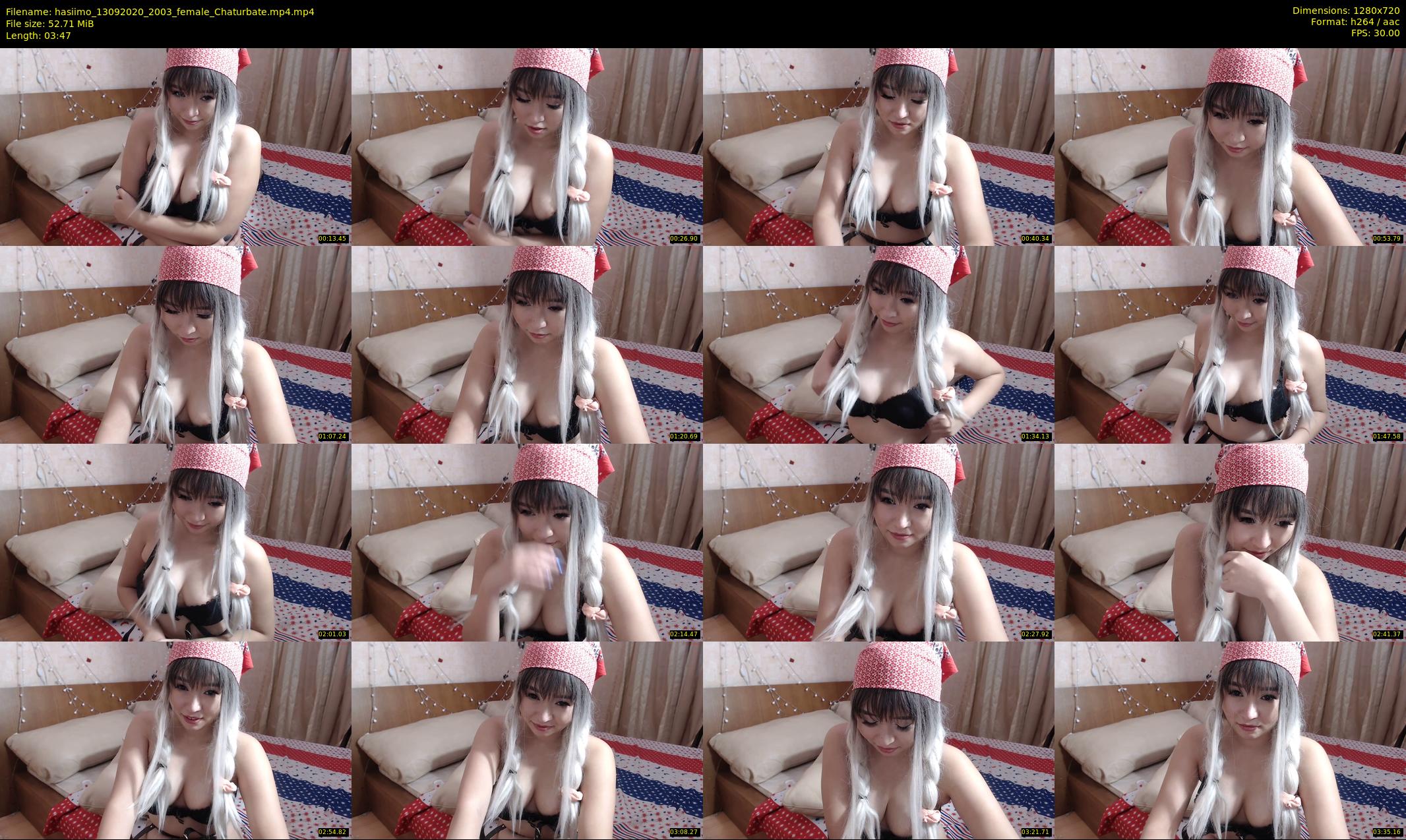 hasiimo — 4 minute Chaturbate female cam show recording, 720p, Sep 13, 2020