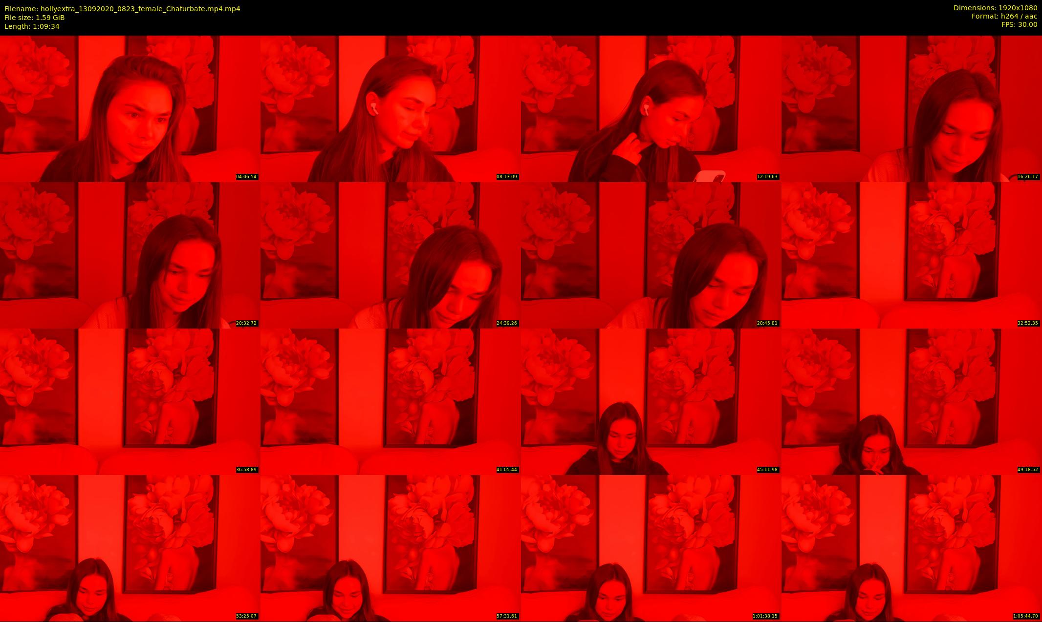 hollyextra — 70 minute Chaturbate female cam show recording, 1080p, Sep 13, 2020