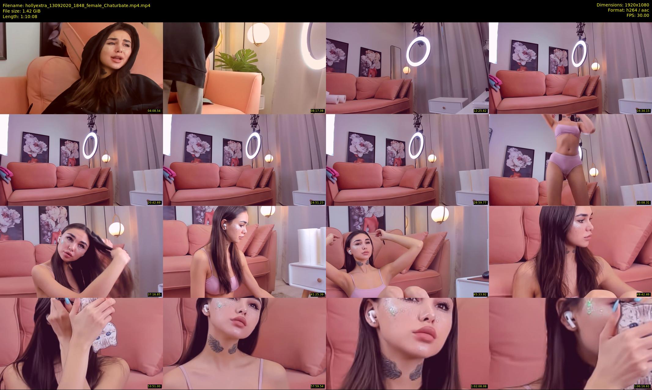 hollyextra — 71 minute Chaturbate female cam show recording, 1080p, Sep 13, 2020