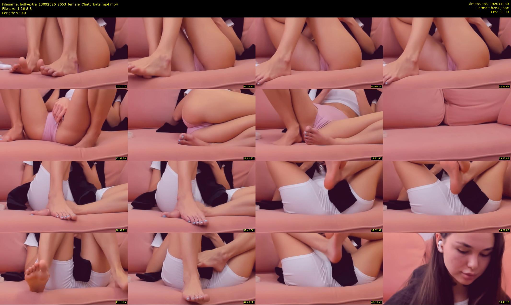 hollyextra — 54 minute Chaturbate female cam show recording, 1080p, Sep 13, 2020