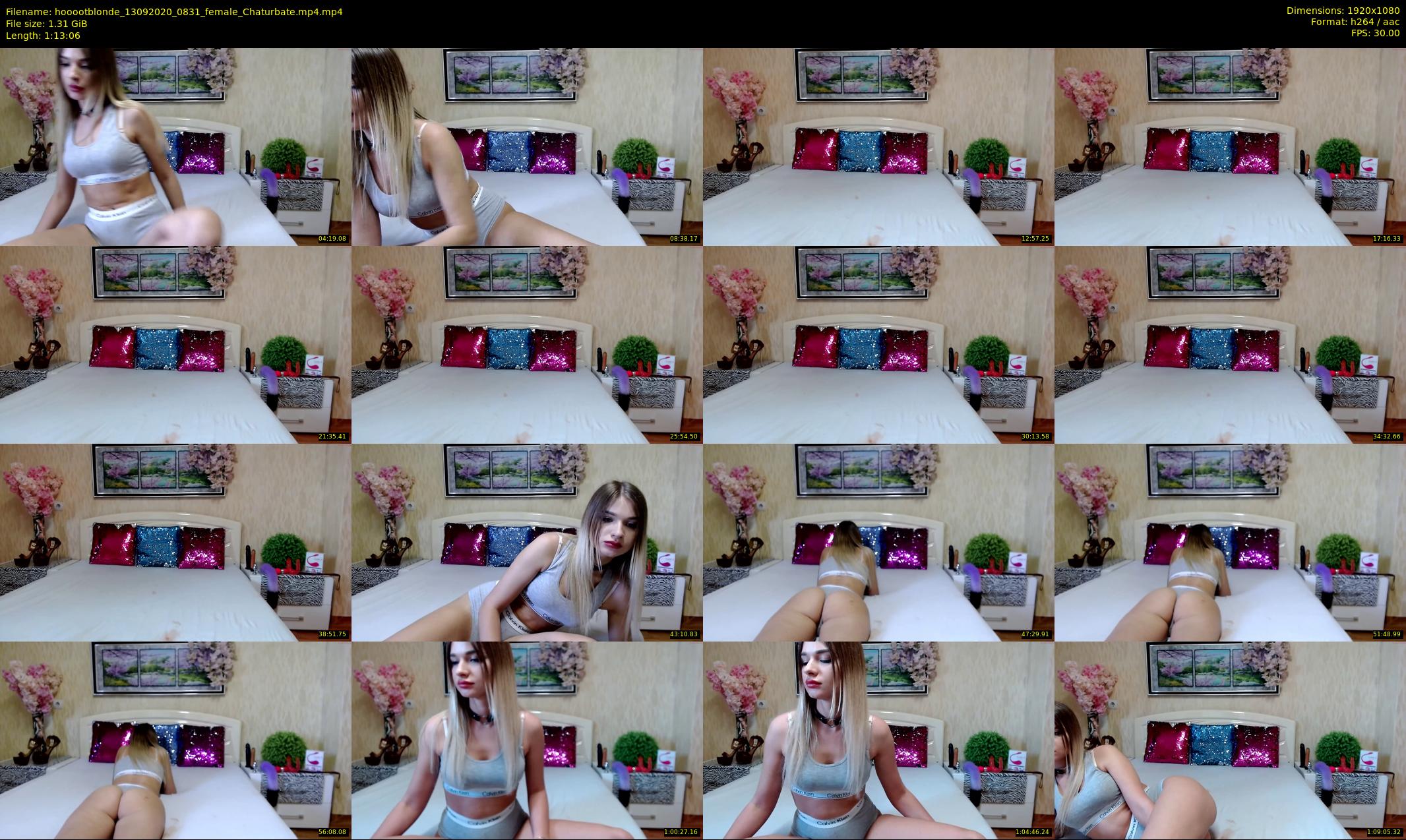 hooootblonde — 74 minute Chaturbate female cam show recording, 1080p, Sep 13, 2020