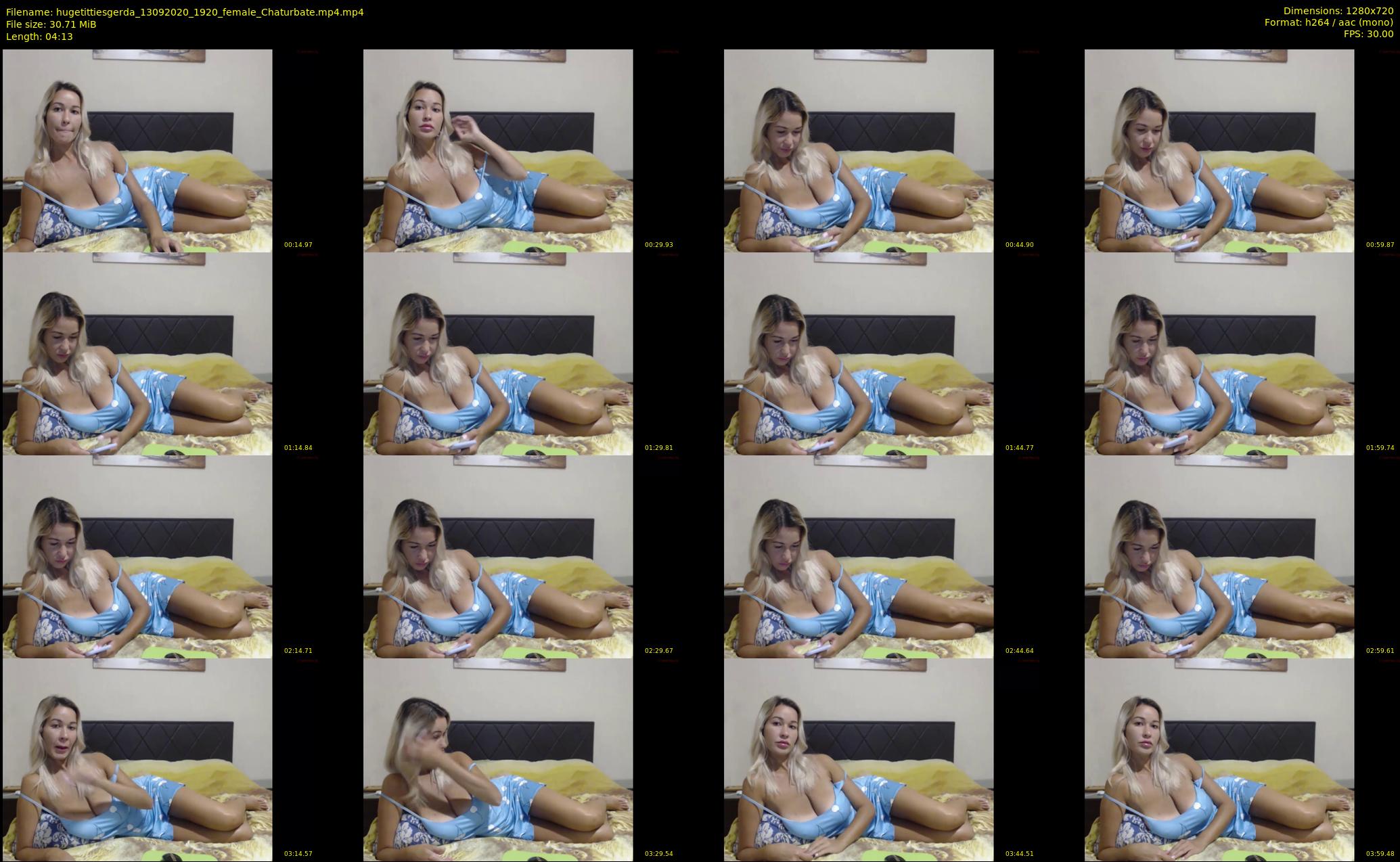 hugetittiesgerda — 5 minute Chaturbate female cam show recording, 720p, Sep 13, 2020