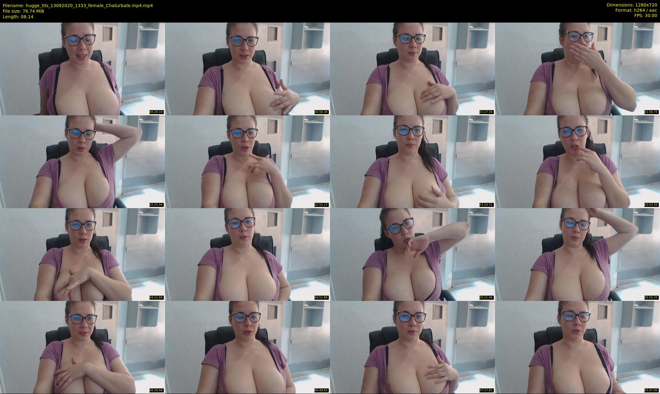 hugge_tits — 9 minute Chaturbate female cam show recording, 720p, Sep 13, 2020