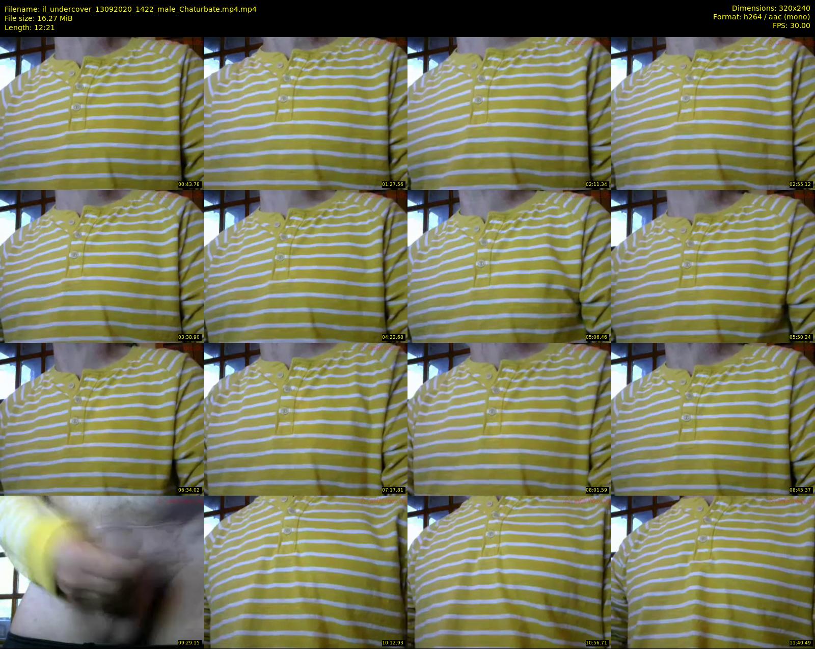 il_undercover — 13 minute Chaturbate male cam show recording, SD, Sep 13, 2020