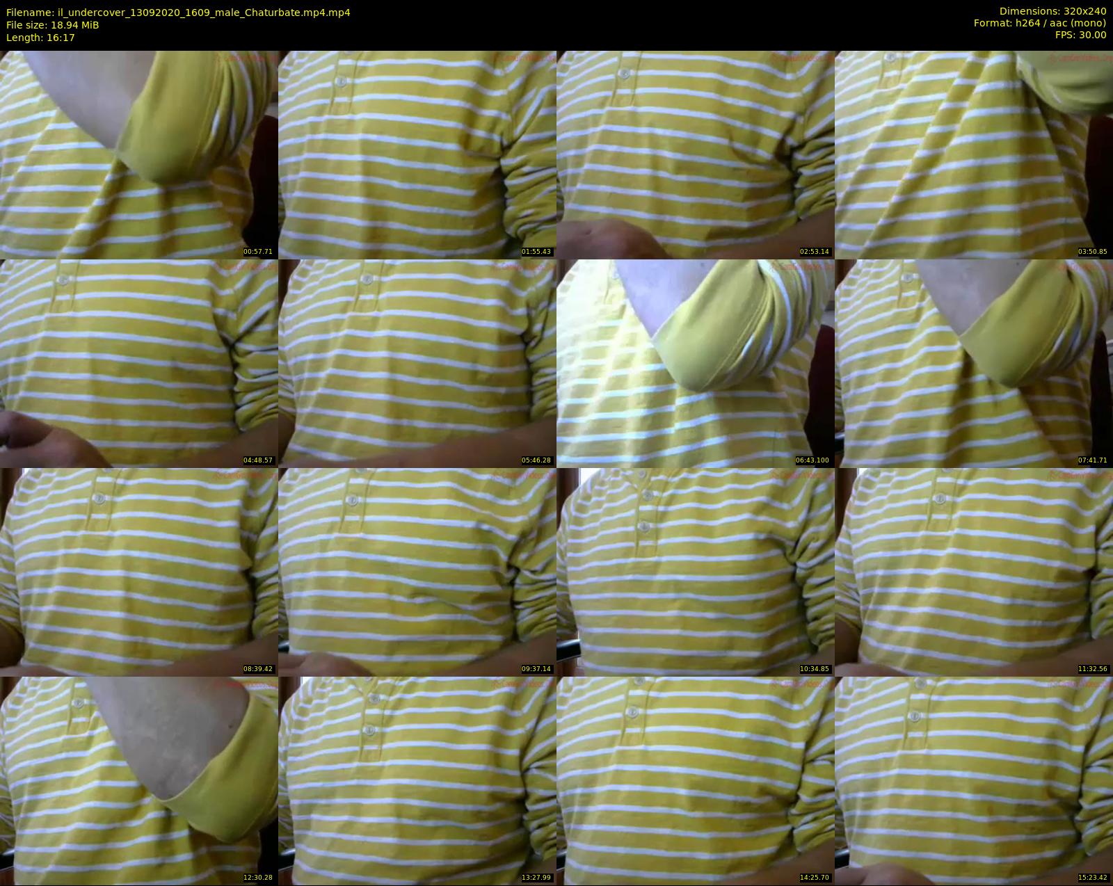 il_undercover — 17 minute Chaturbate male cam show recording, SD, Sep 13, 2020