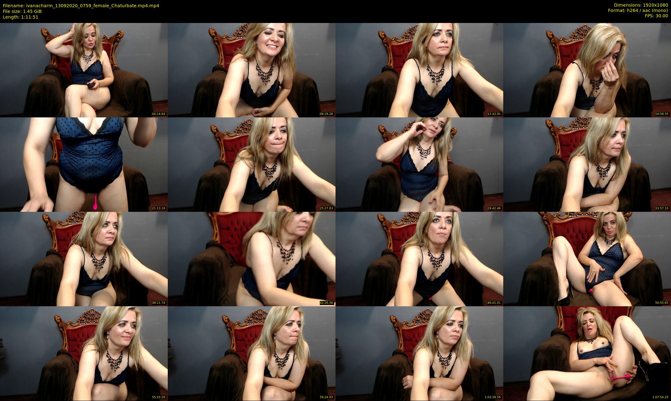 ivanacharm — 72 minute Chaturbate female cam show recording, 1080p, Sep 13, 2020