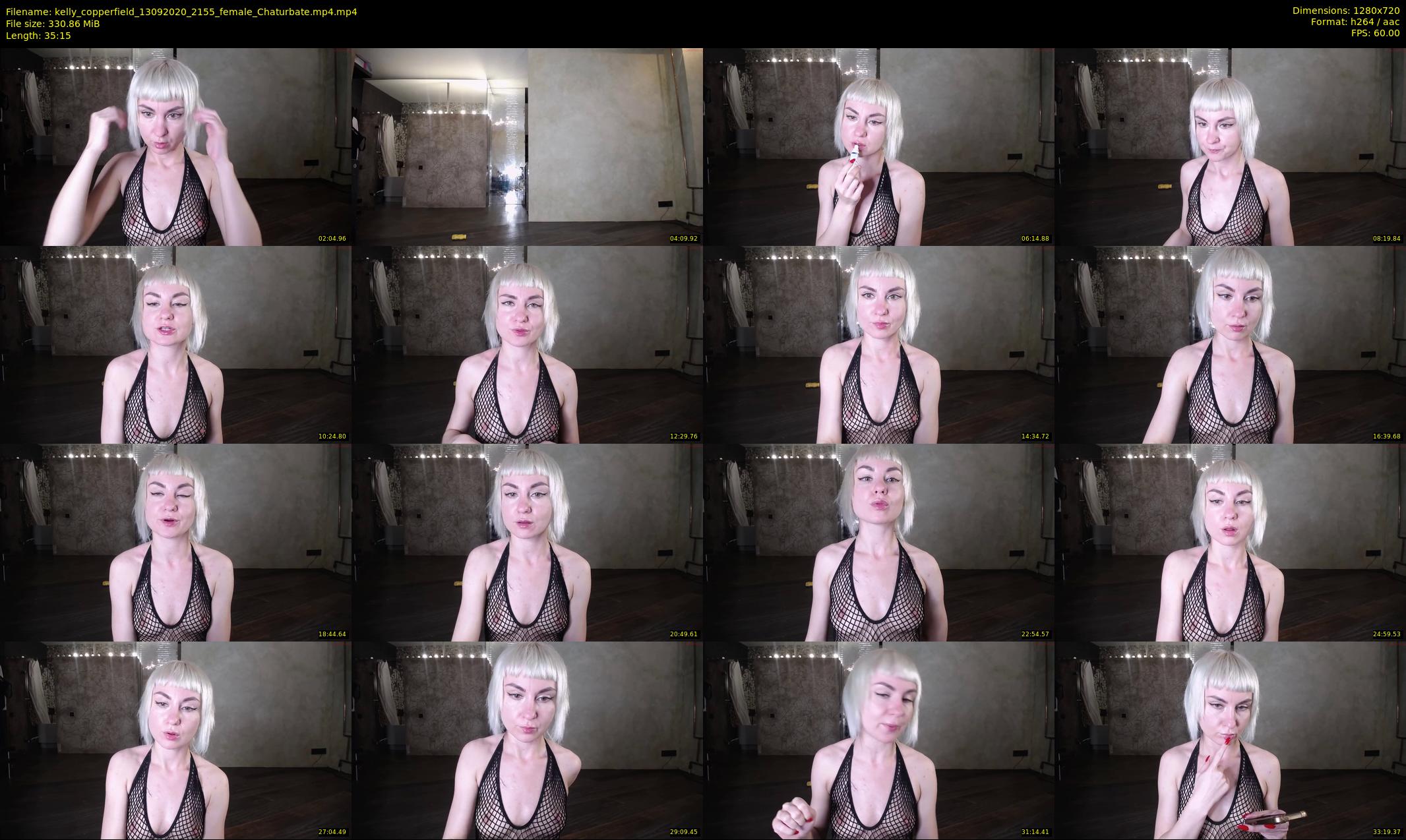 kelly_copperfield — 36 minute Chaturbate female cam show recording, 720p, Sep 13, 2020
