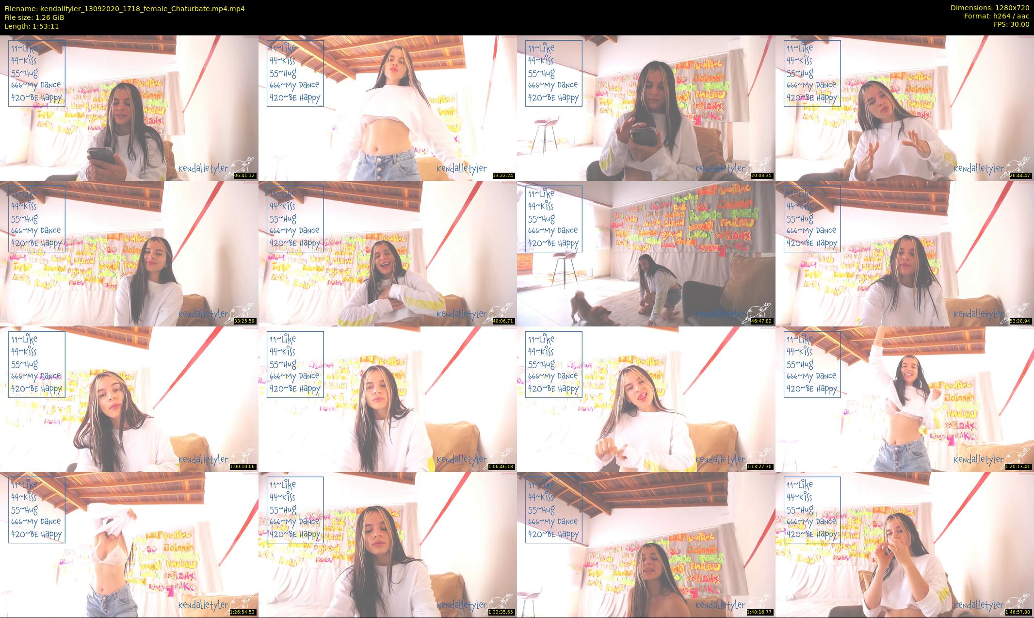 kendalltyler — 114 minute Chaturbate female cam show recording, 720p, Sep 13, 2020