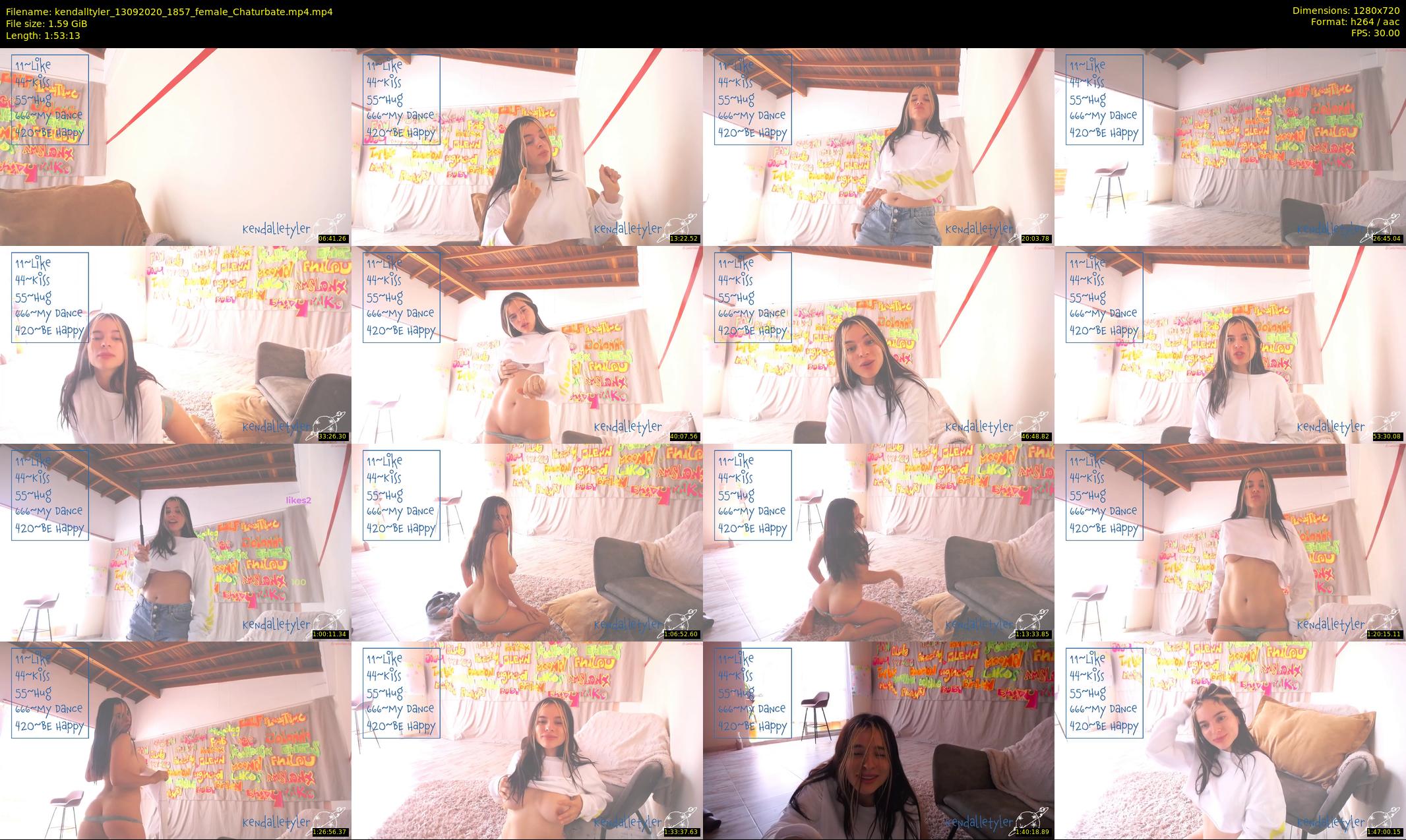 kendalltyler — 114 minute Chaturbate female cam show recording, 720p, Sep 13, 2020