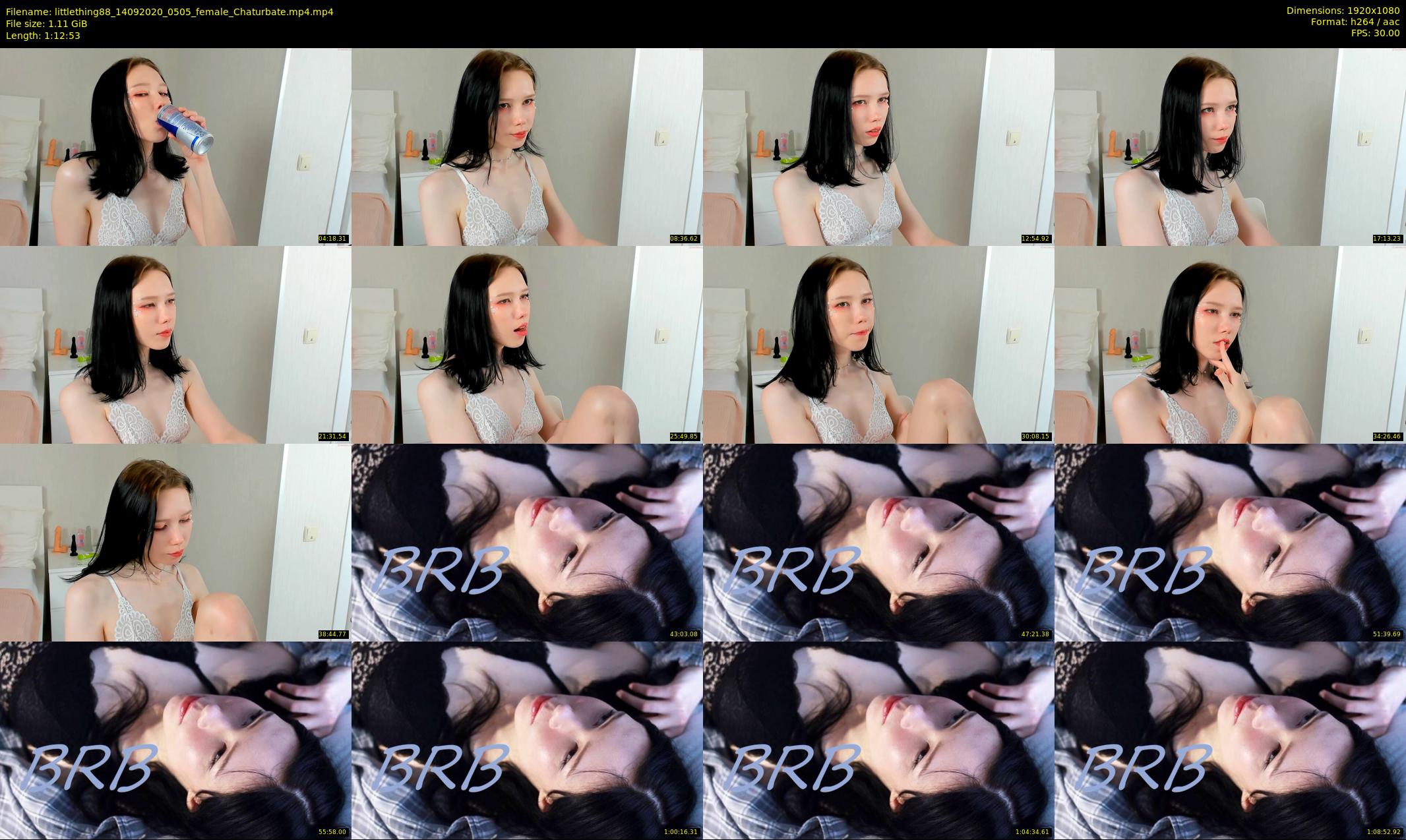 littlething88 — 73 minute Chaturbate female cam show recording, 1080p, Sep 14, 2020