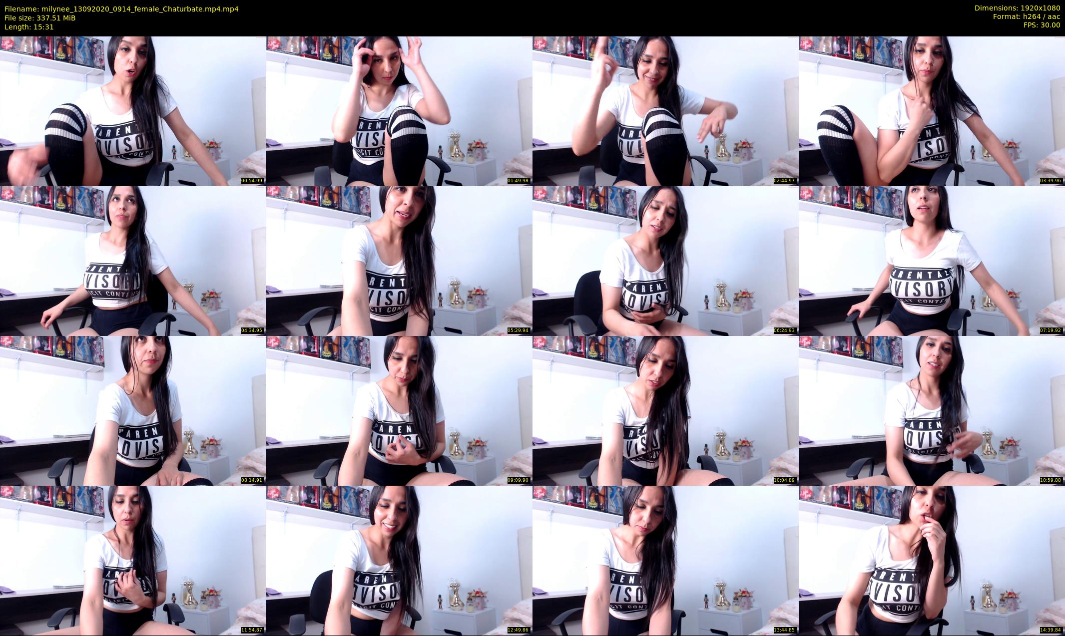 milynee — 16 minute Chaturbate female cam show recording, 1080p, Sep 13, 2020