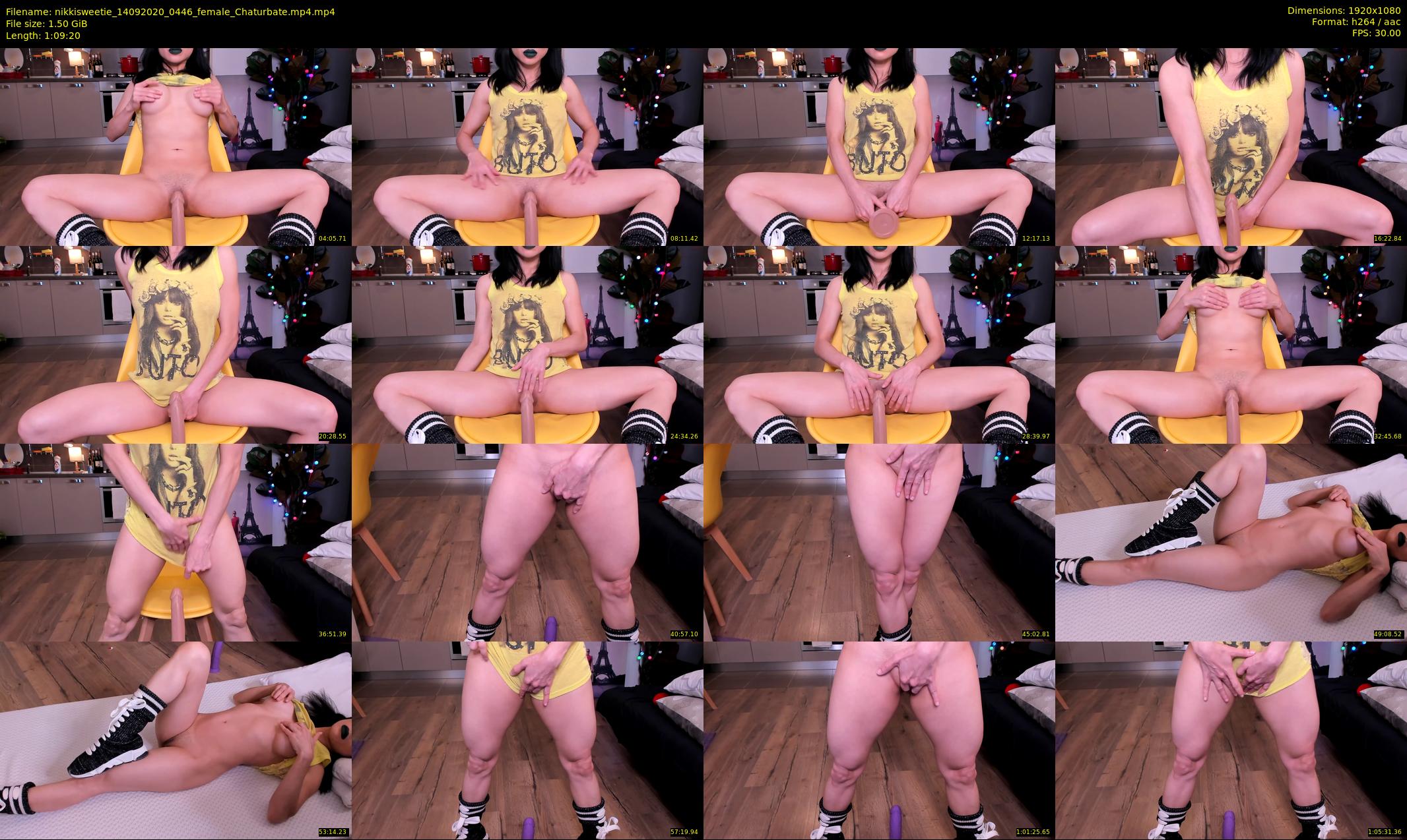 nikkisweetie — 70 minute Chaturbate female cam show recording, 1080p, Sep 14, 2020