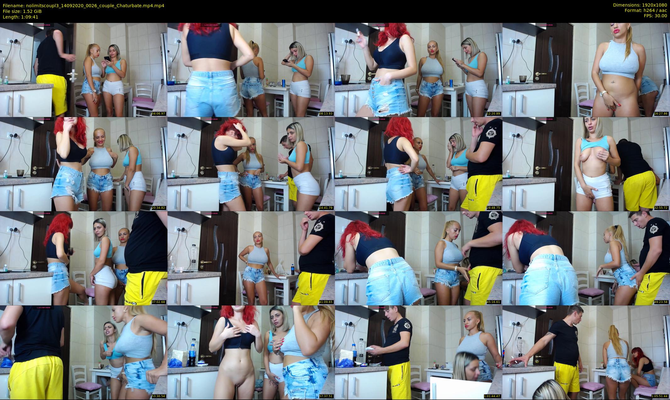 nolimitscoupl3 — 70 minute Chaturbate couple cam show recording, 1080p, Sep 14, 2020