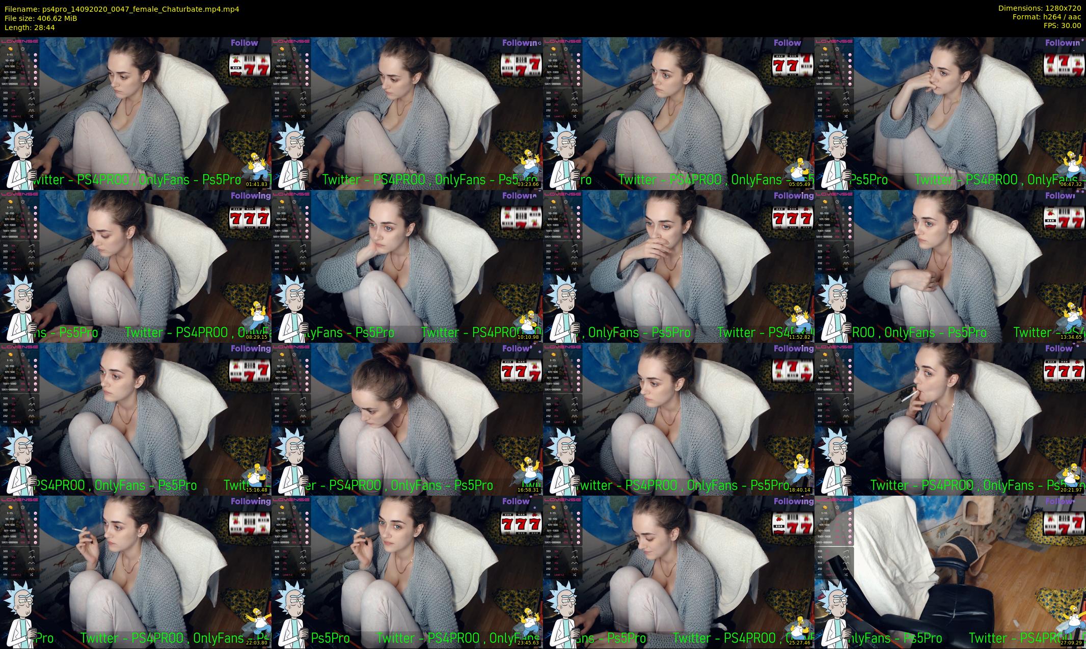 ps4pro — 29 minute Chaturbate female cam show recording, 720p, Sep 14, 2020