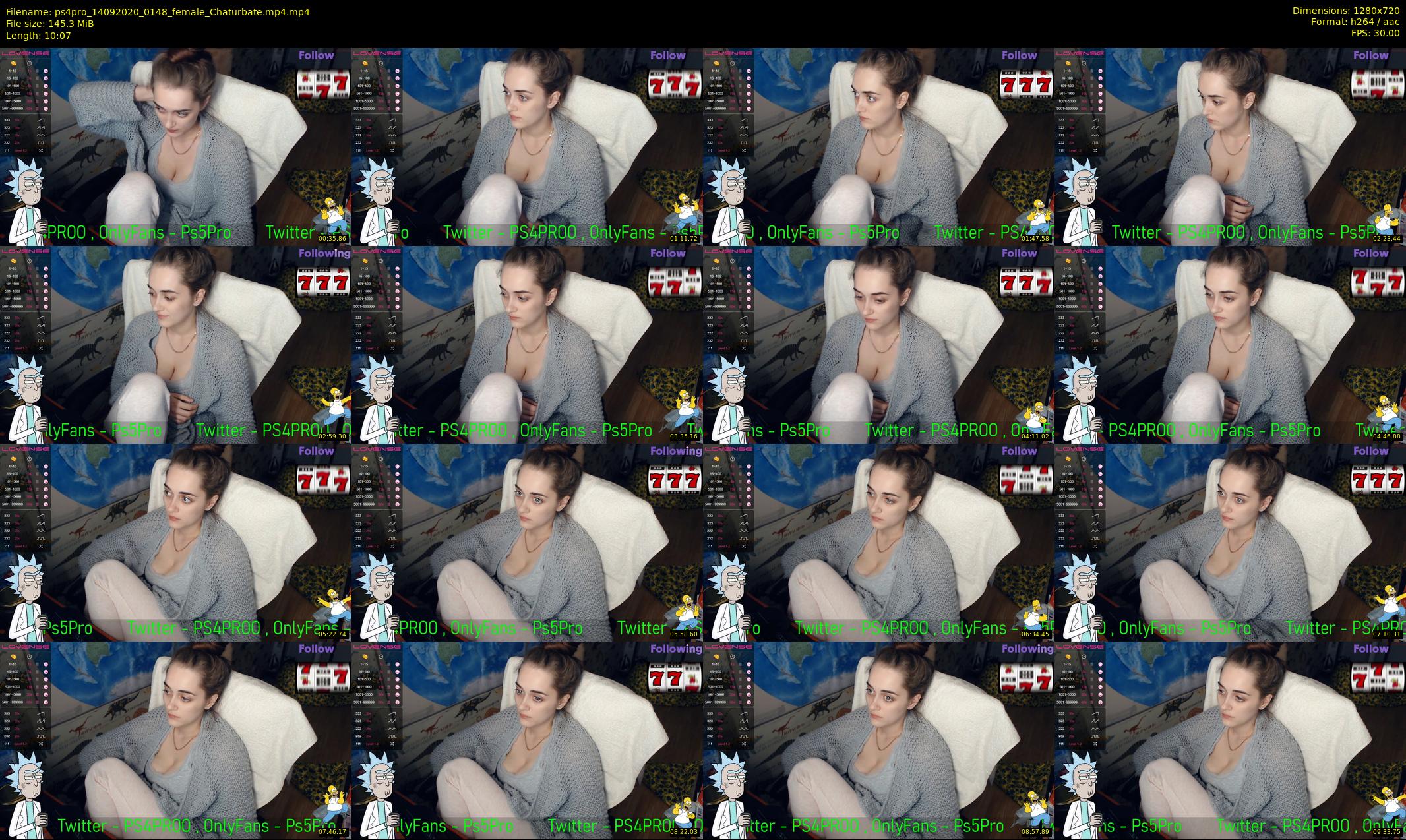 ps4pro — 11 minute Chaturbate female cam show recording, 720p, Sep 14, 2020