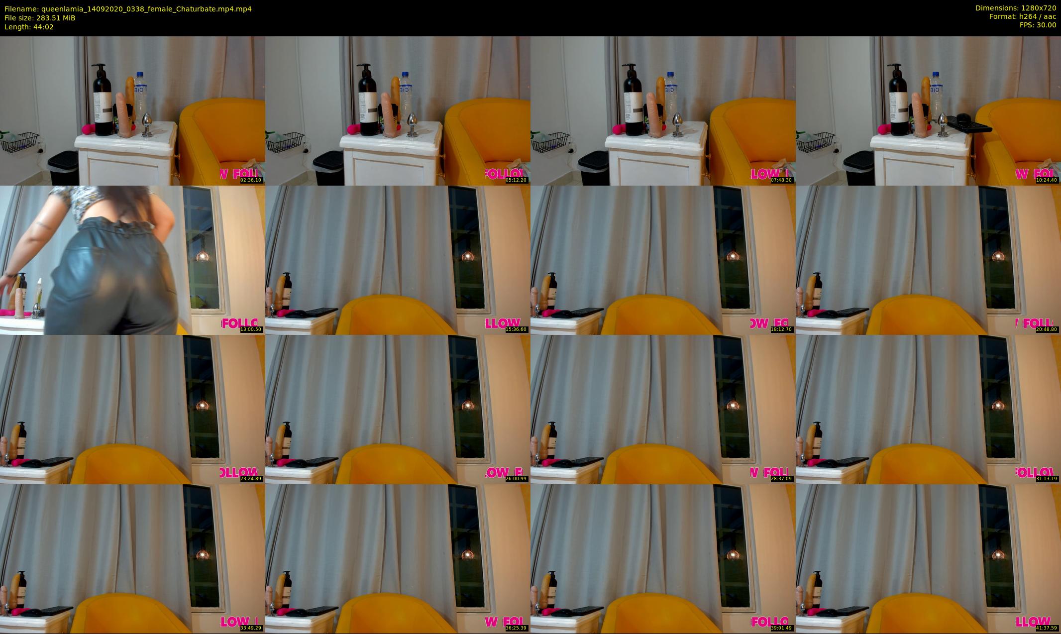 queenlamia — 45 minute Chaturbate female cam show recording, 720p, Sep 14, 2020