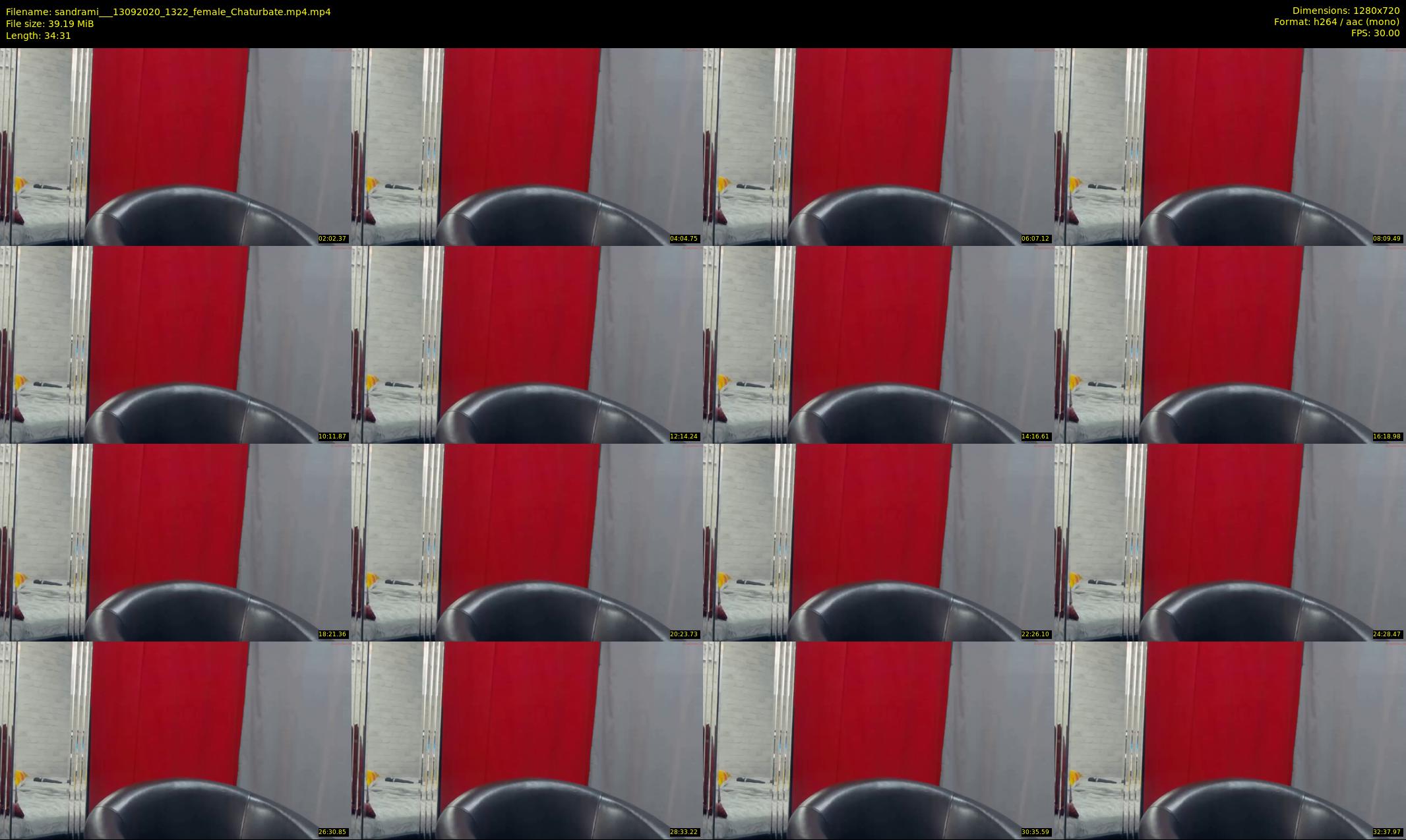 sandrami__ — 35 minute Chaturbate female cam show recording, 720p, Sep 13, 2020