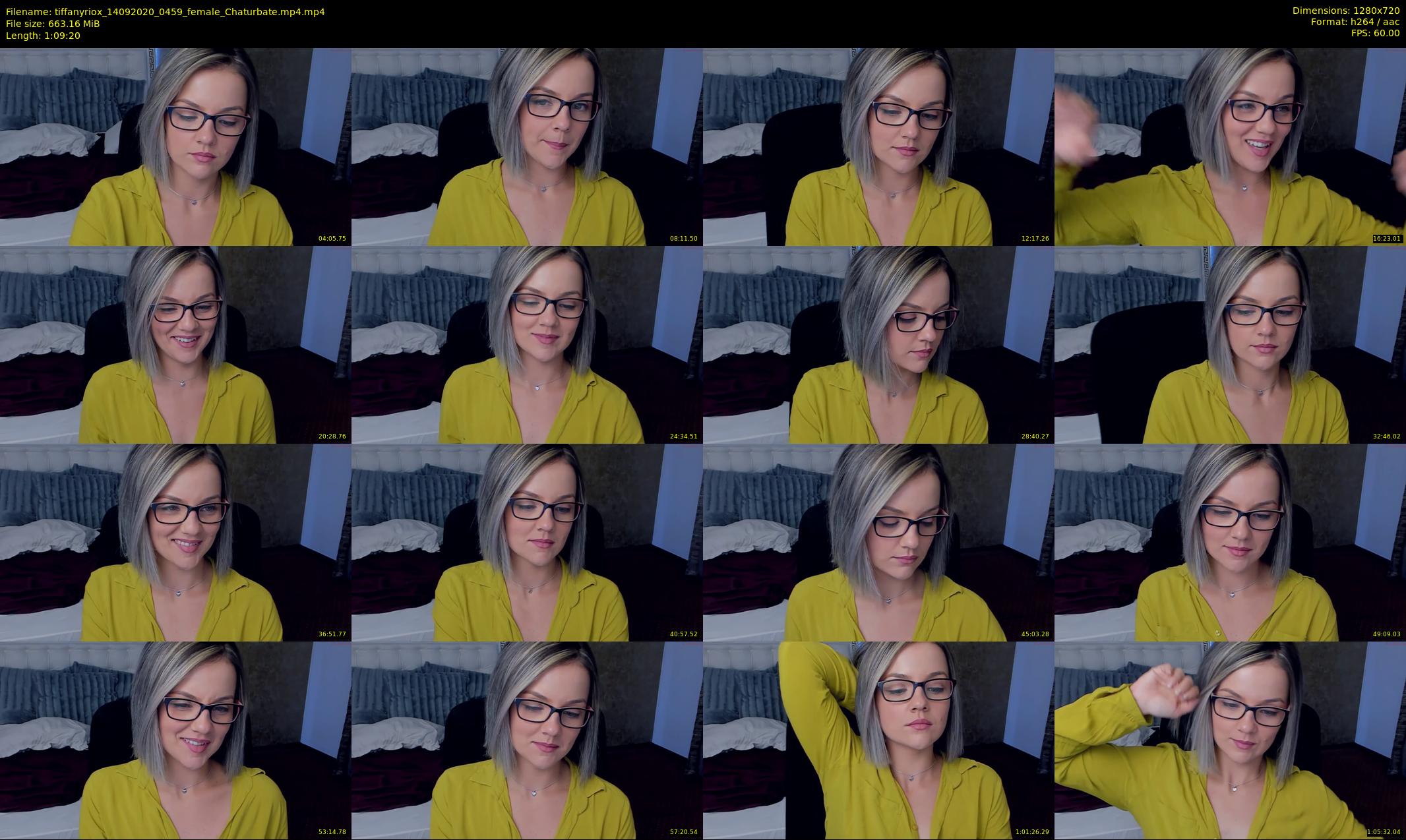 tiffanyriox — 70 minute Chaturbate female cam show recording, 720p, Sep 14, 2020