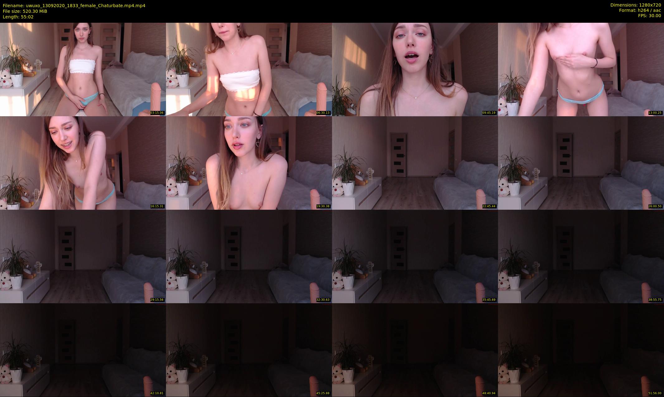 uwuxo — 56 minute Chaturbate female cam show recording, 720p, Sep 13, 2020