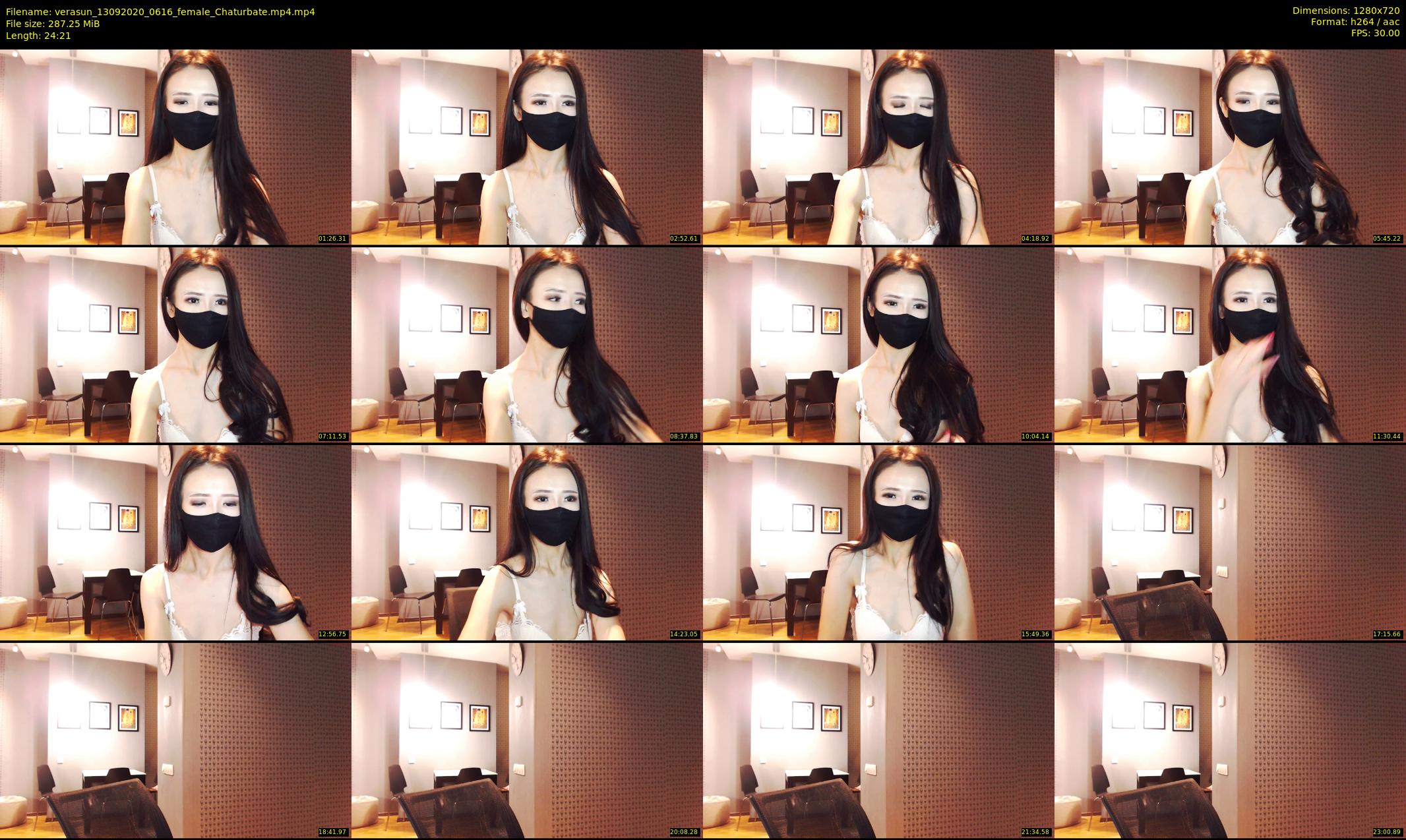 verasun — 25 minute Chaturbate female cam show recording, 720p, Sep 13, 2020