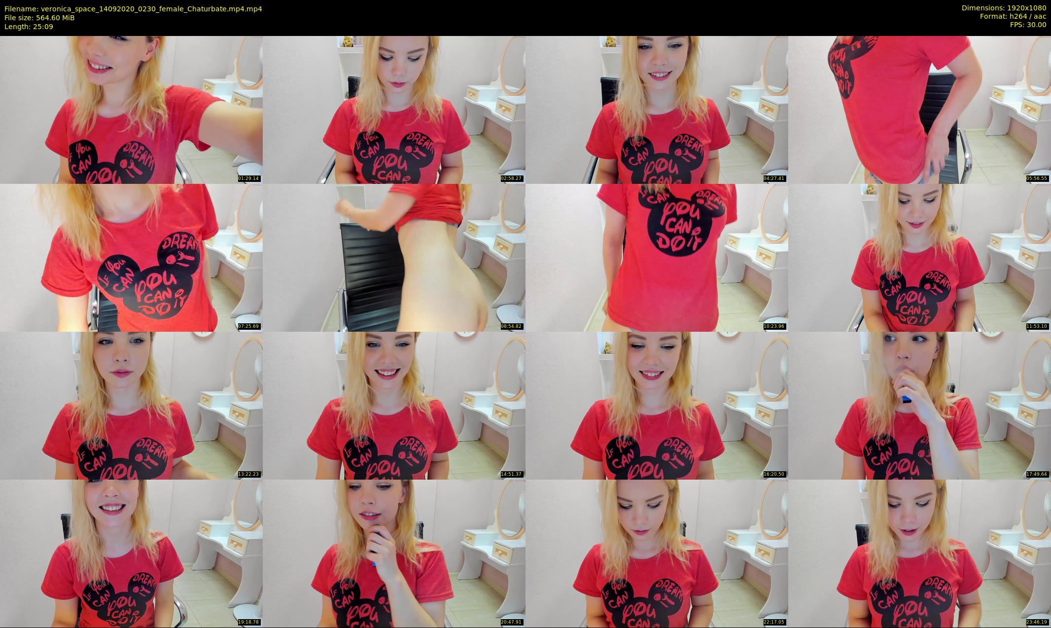 veronica_space — 26 minute Chaturbate female cam show recording, 1080p, Sep 14, 2020