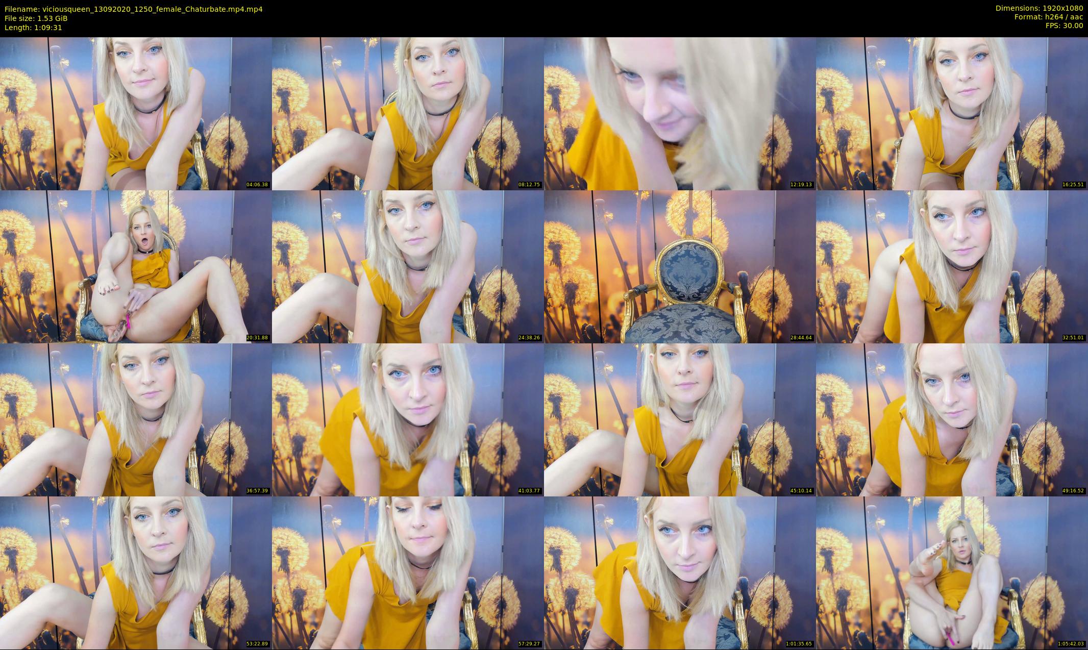 viciousqueen — 70 minute Chaturbate female cam show recording, 1080p, Sep 13, 2020
