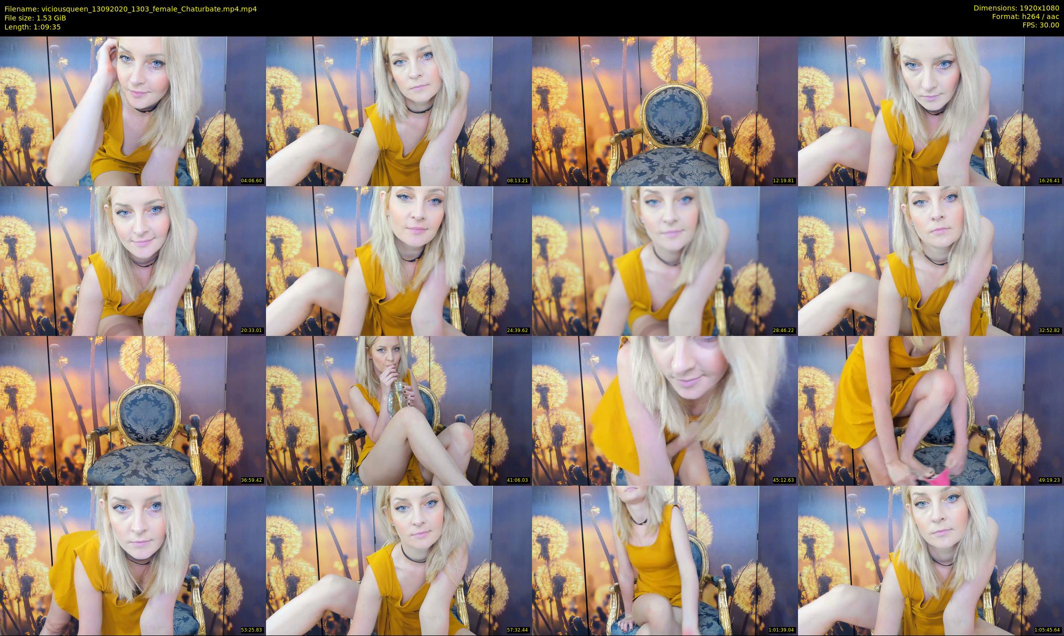 viciousqueen — 70 minute Chaturbate female cam show recording, 1080p, Sep 13, 2020