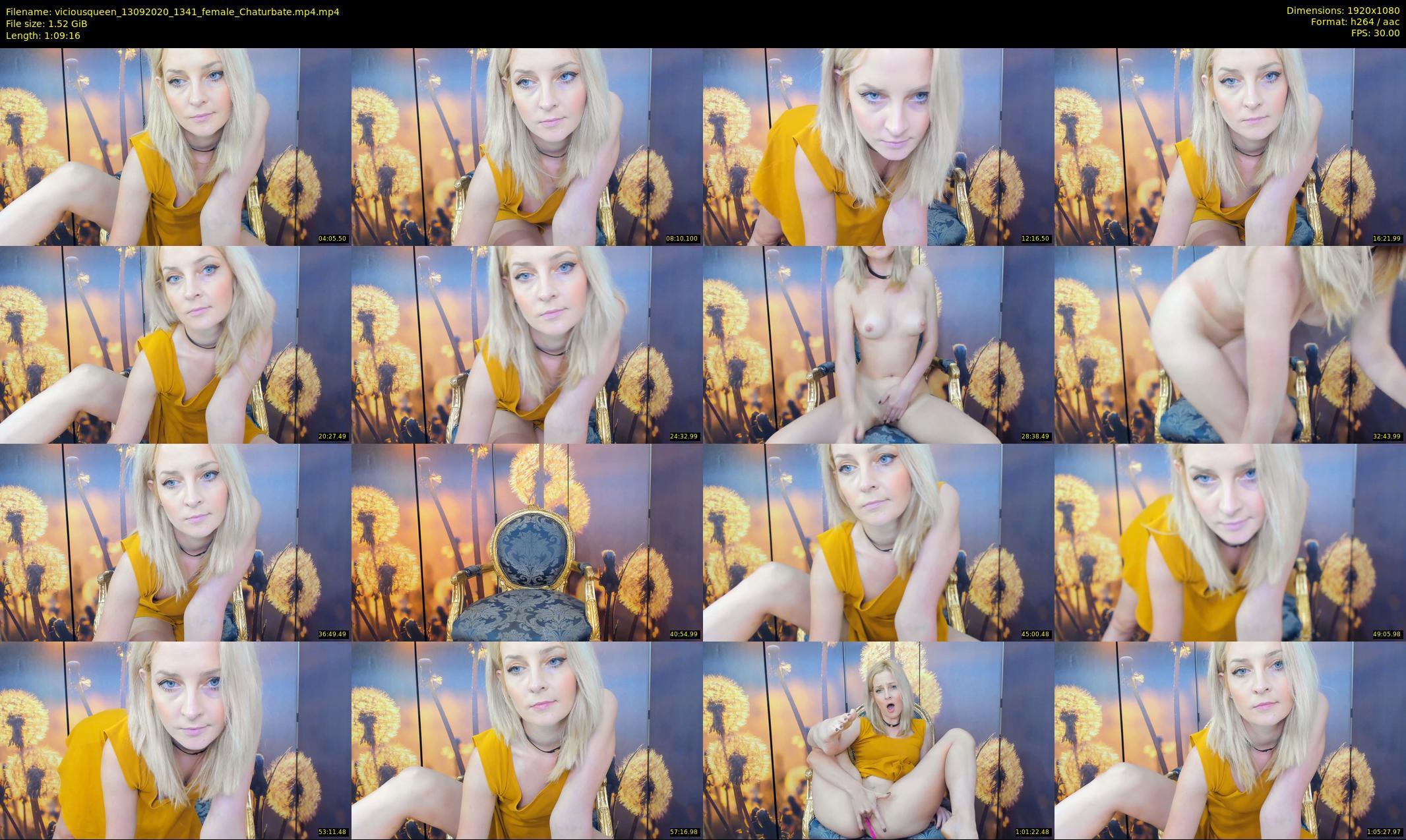 viciousqueen — 70 minute Chaturbate female cam show recording, 1080p, Sep 13, 2020