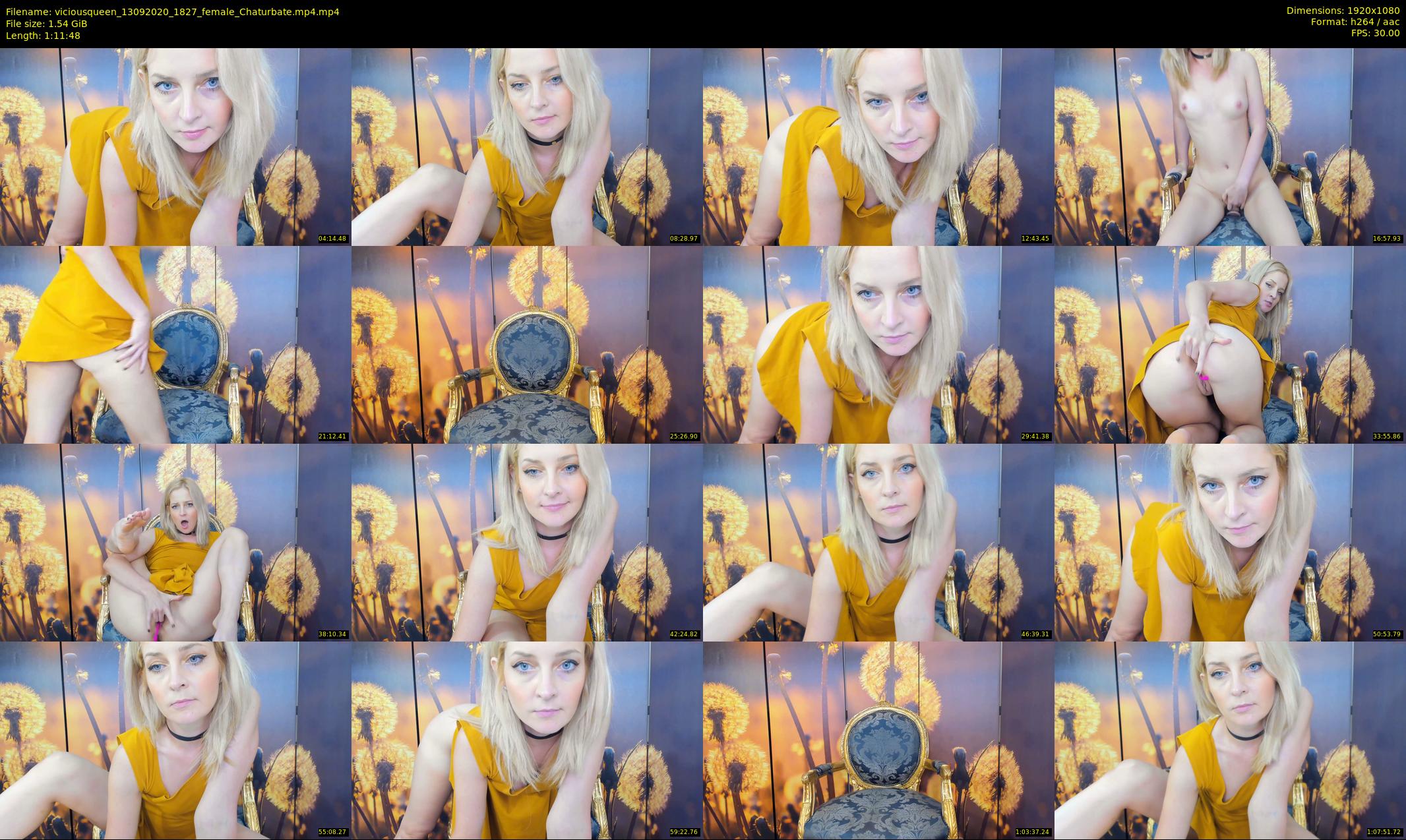viciousqueen — 72 minute Chaturbate female cam show recording, 1080p, Sep 13, 2020