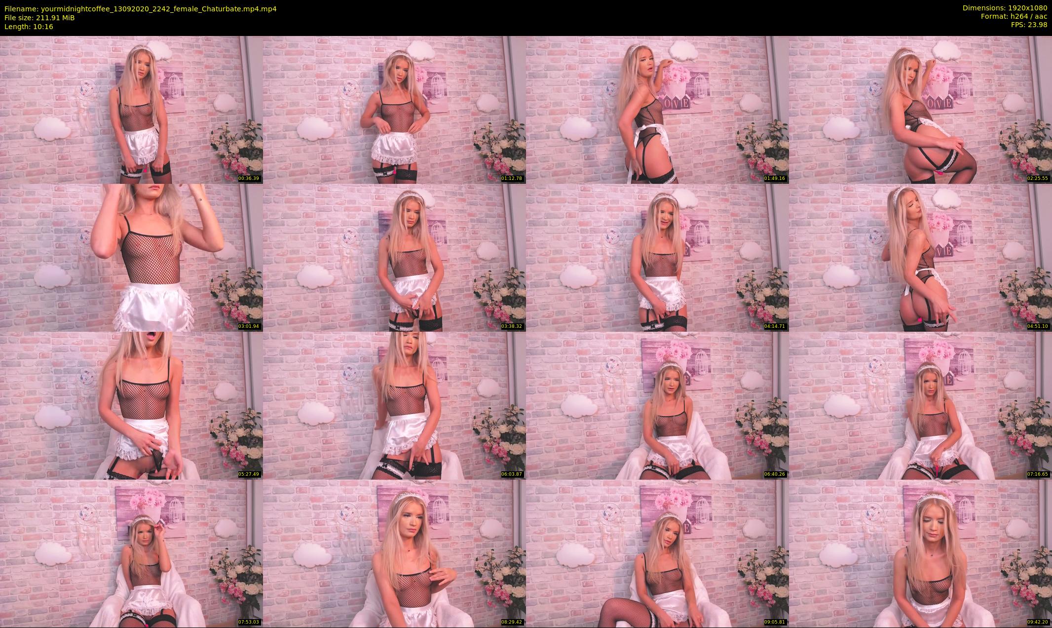 yourmidnightcoffee — 11 minute Chaturbate female cam show recording, 1080p, Sep 13, 2020