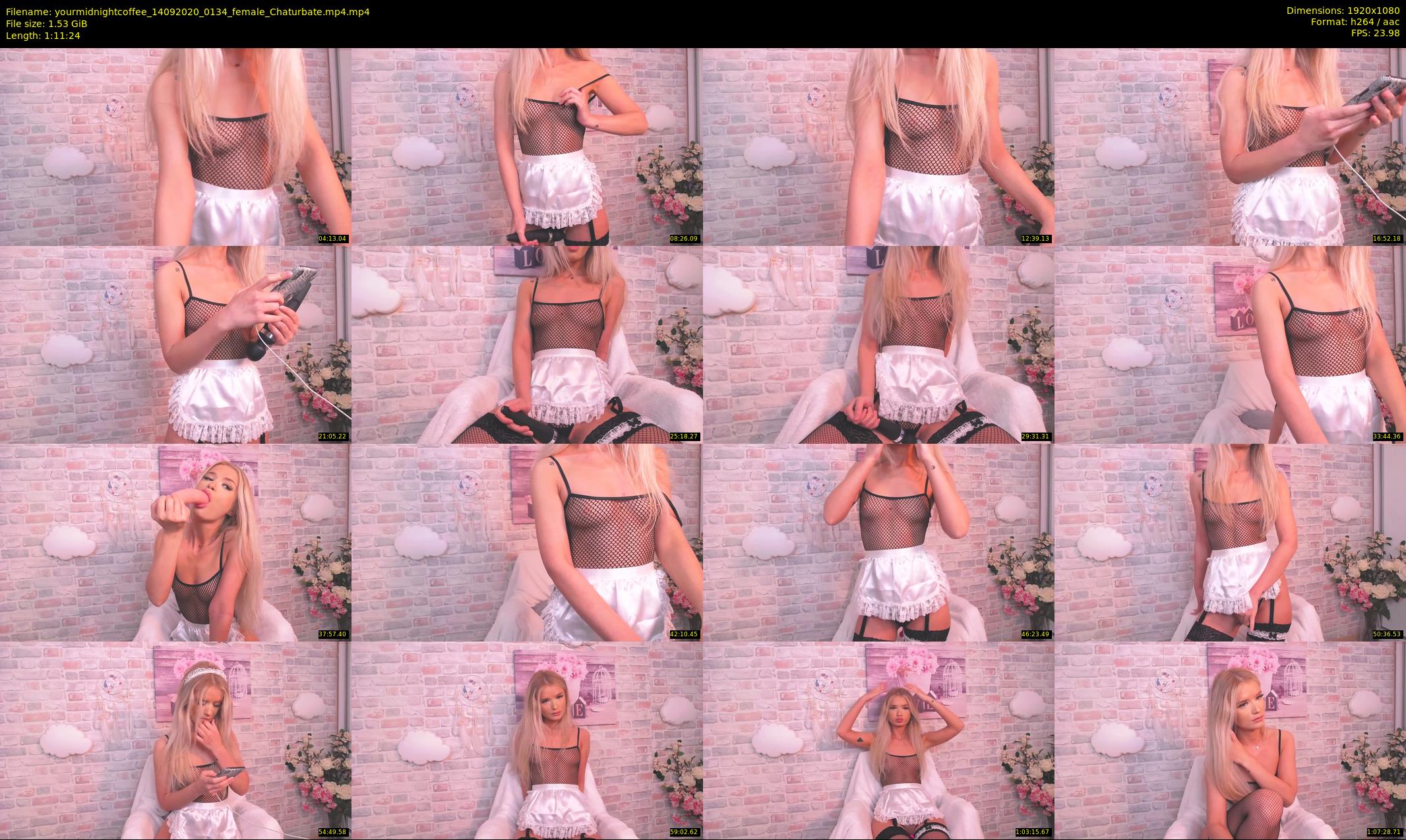 yourmidnightcoffee — 72 minute Chaturbate female cam show recording, 1080p, Sep 14, 2020