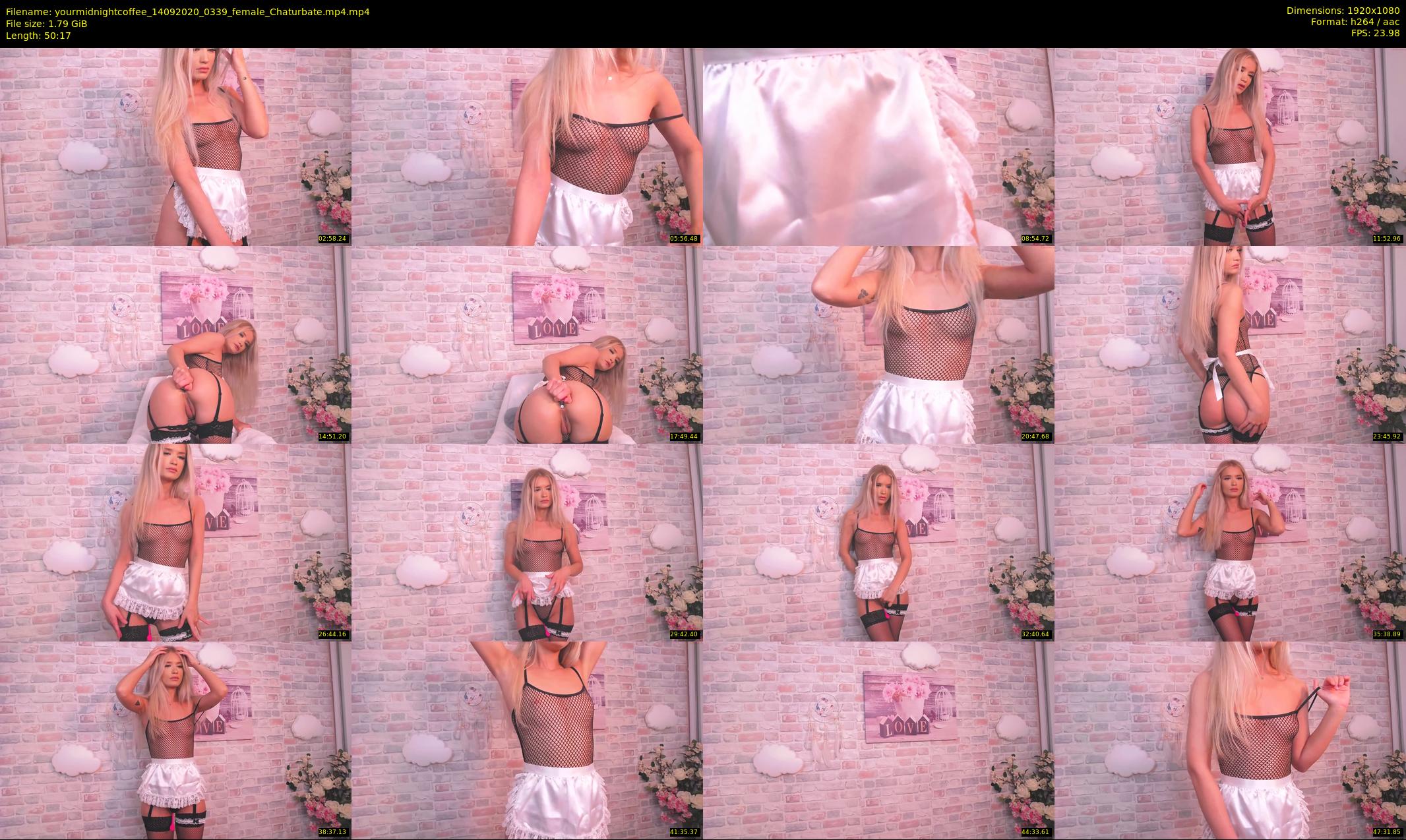 yourmidnightcoffee — 51 minute Chaturbate female cam show recording, 1080p, Sep 14, 2020