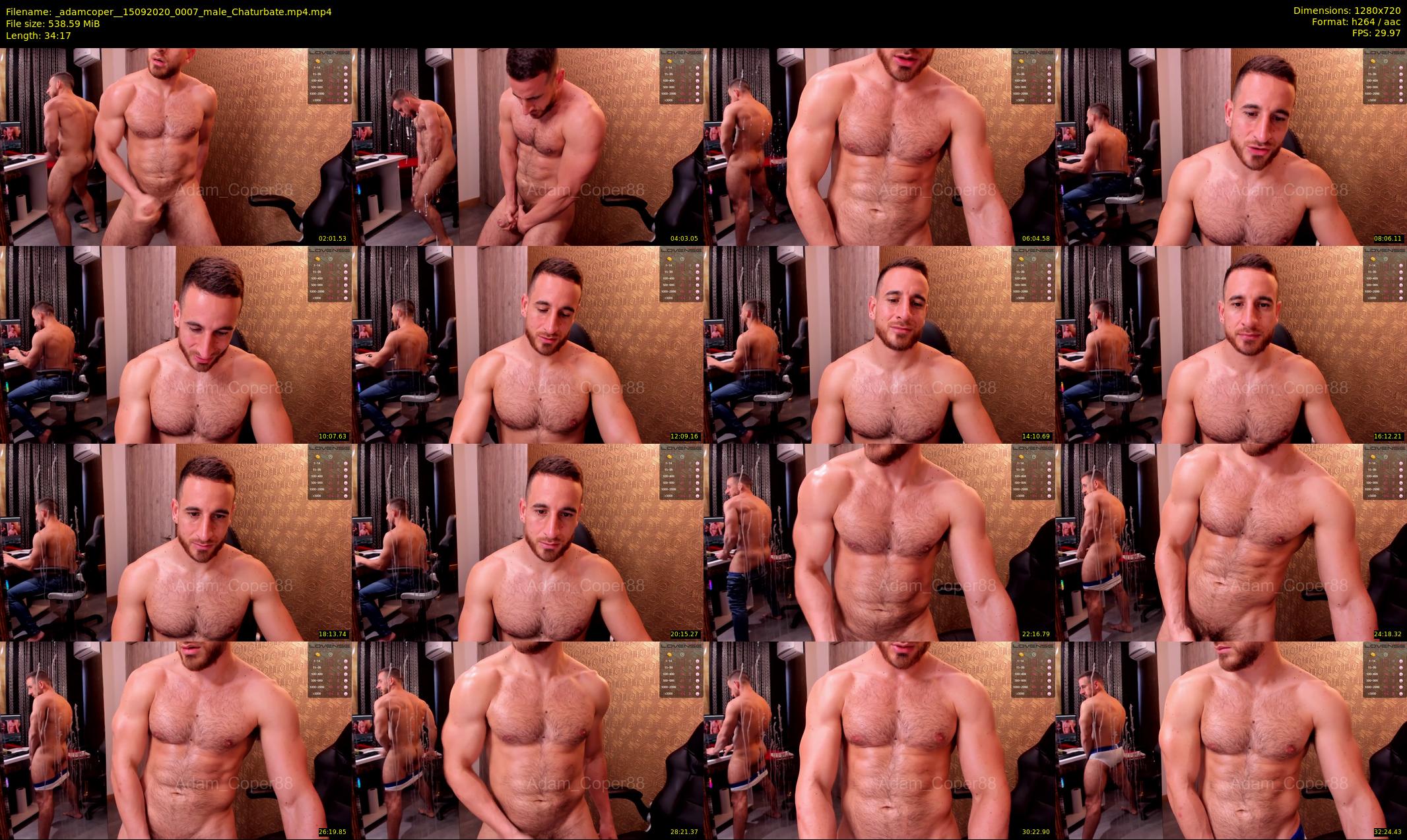 _adamcoper_ — 35 minute Chaturbate male cam show recording, 720p, Sep 15, 2020
