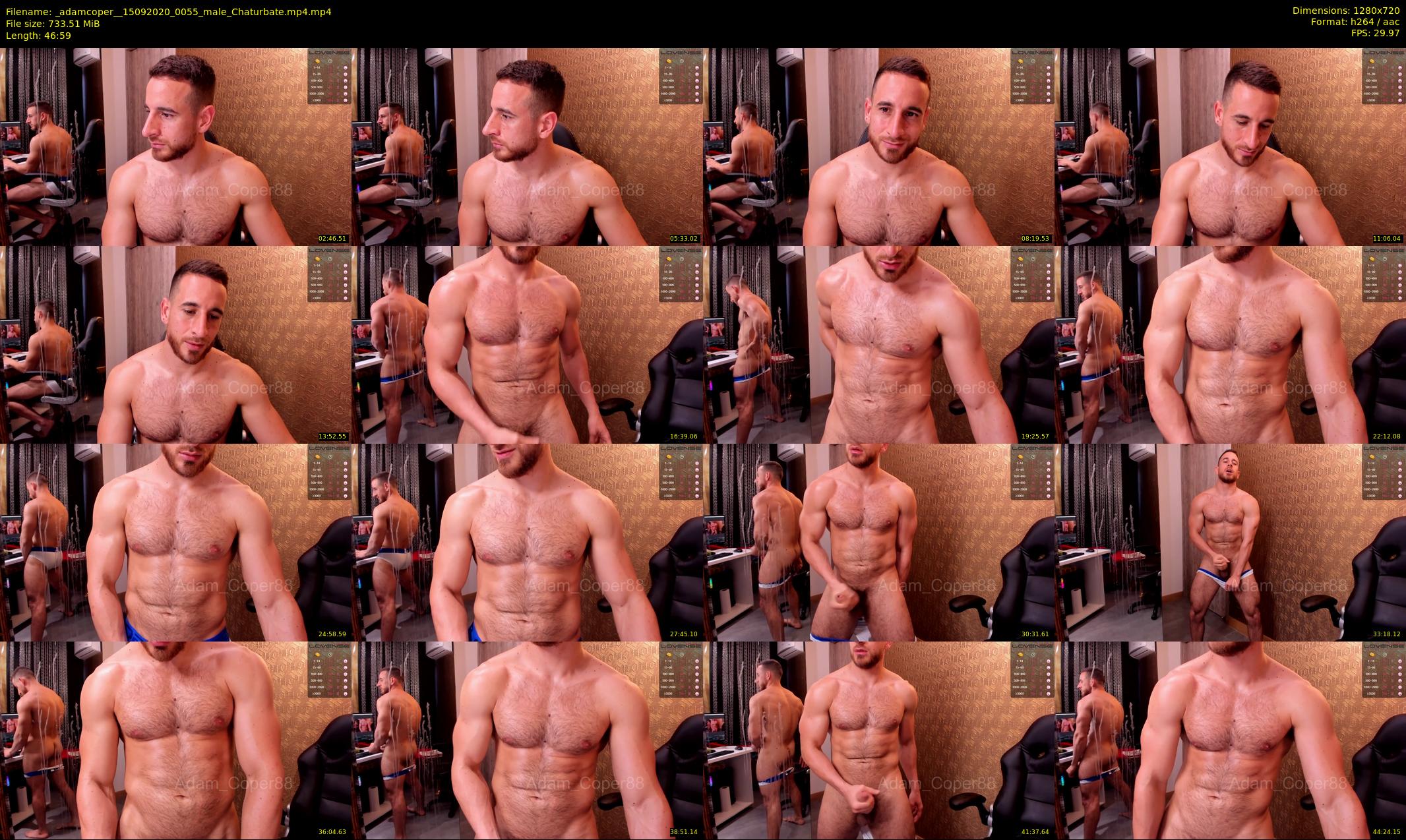_adamcoper_ — 47 minute Chaturbate male cam show recording, 720p, Sep 15, 2020