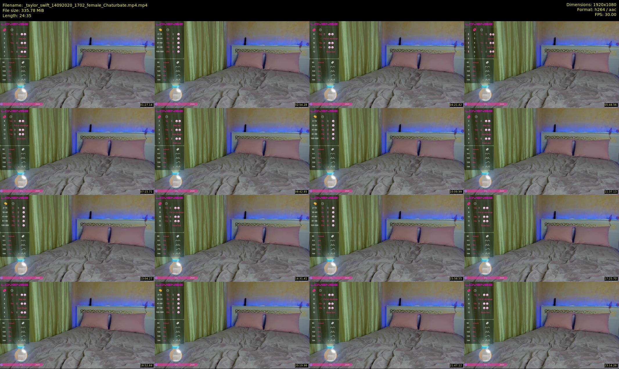 _taylor_swift — 25 minute Chaturbate female cam show recording, 1080p, Sep 14, 2020
