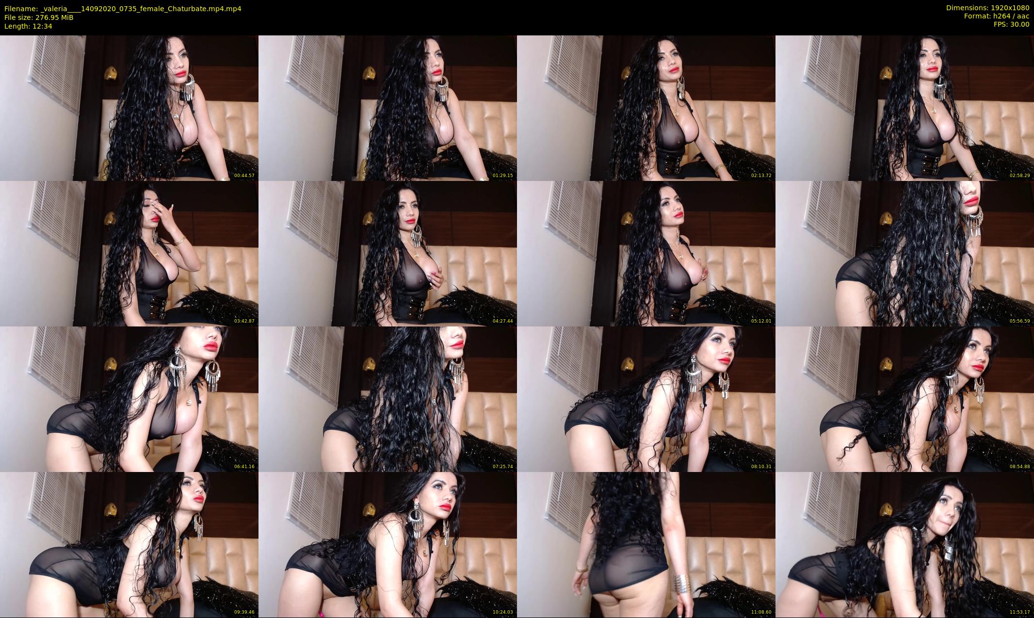 _valeria___ — 13 minute Chaturbate female cam show recording, 1080p, Sep 14, 2020