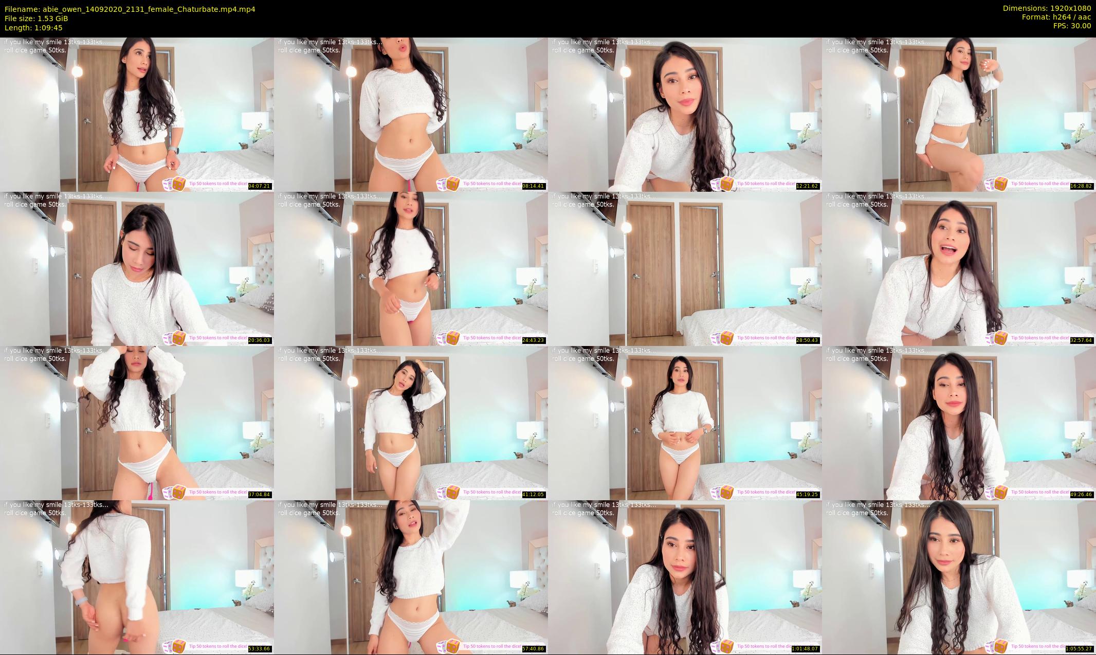 abie_owen — 70 minute Chaturbate female cam show recording, 1080p, Sep 14, 2020