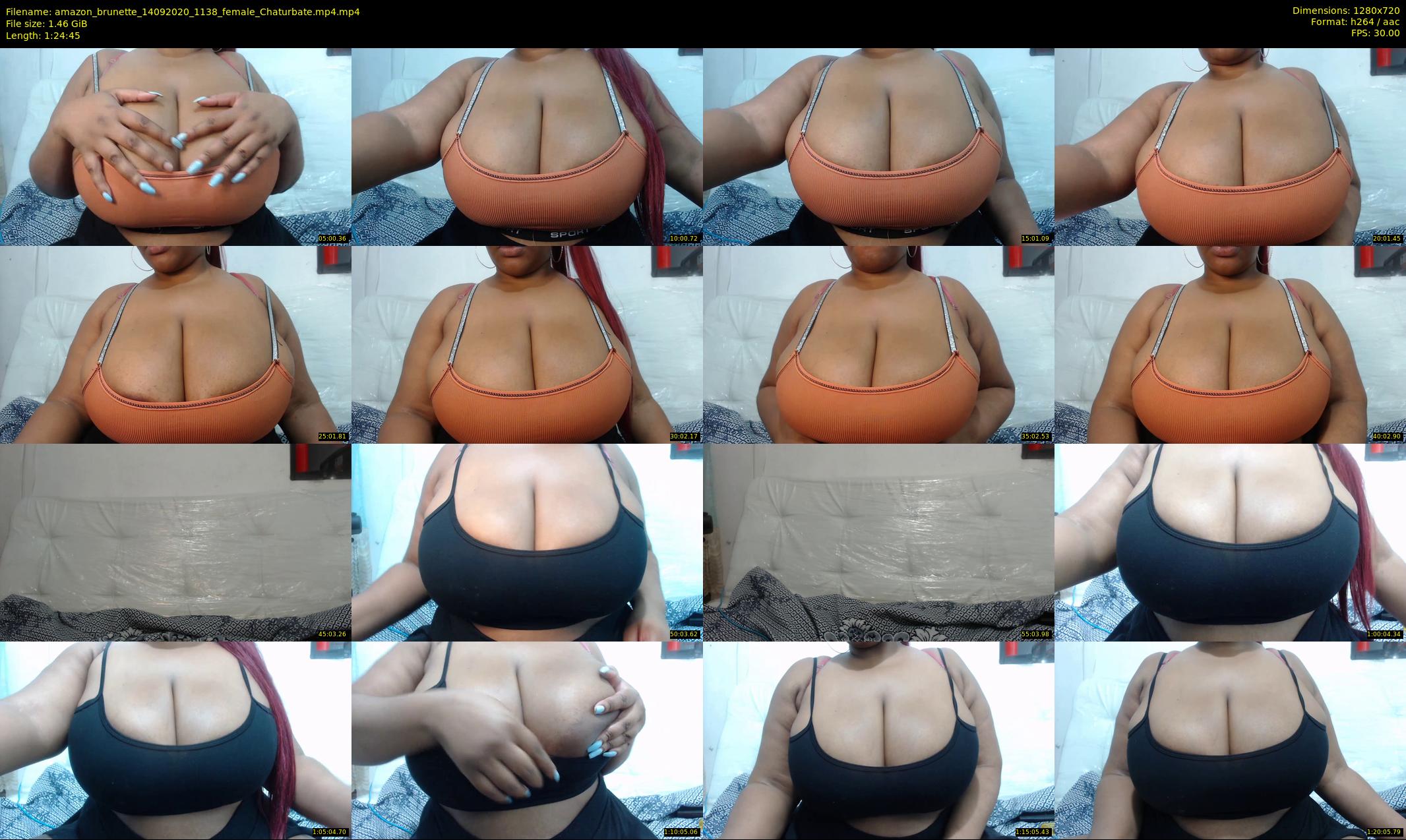 amazon_brunette — 85 minute Chaturbate female cam show recording, 720p, Sep 14, 2020